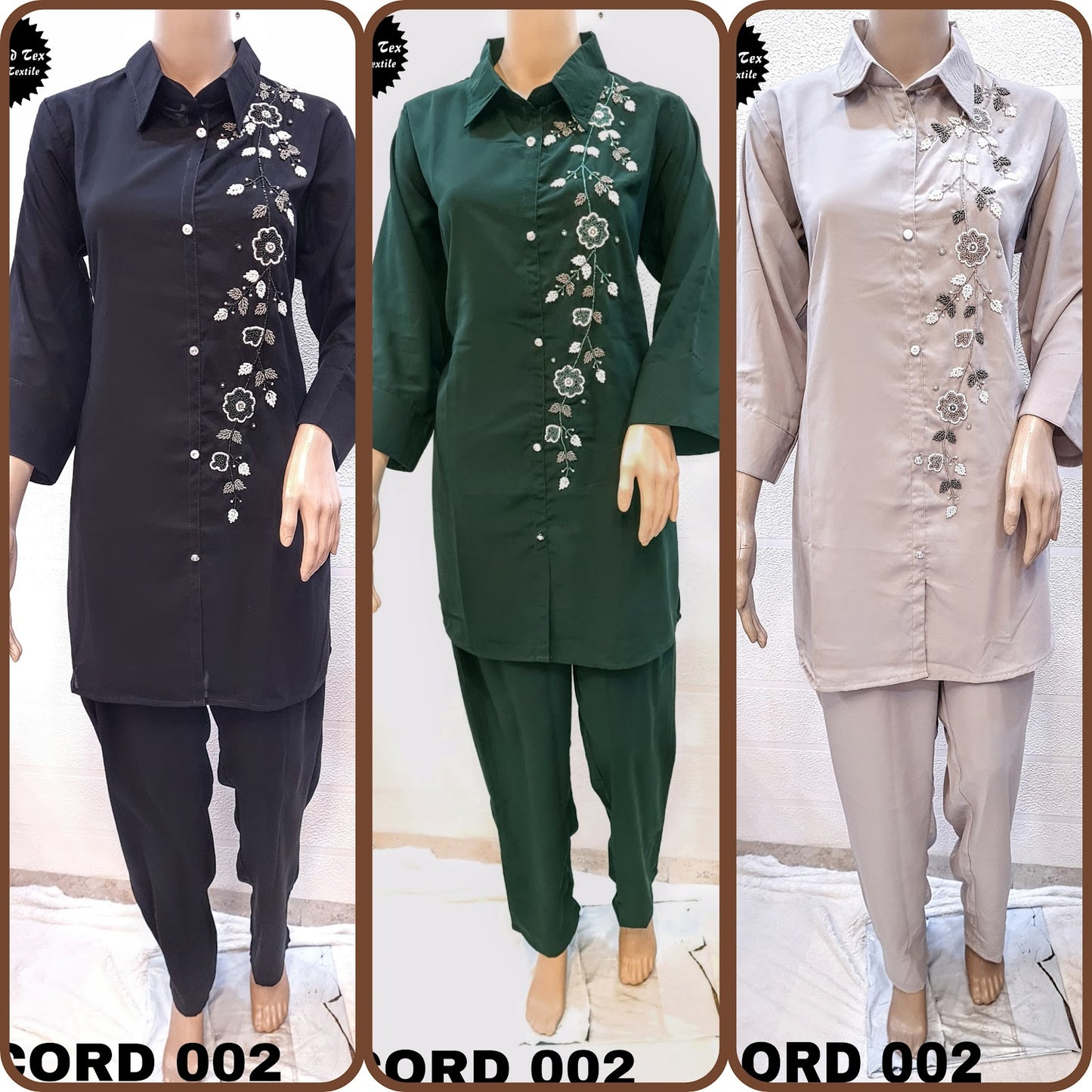 002Colours Mehmood Tex Imported Co Ord Set