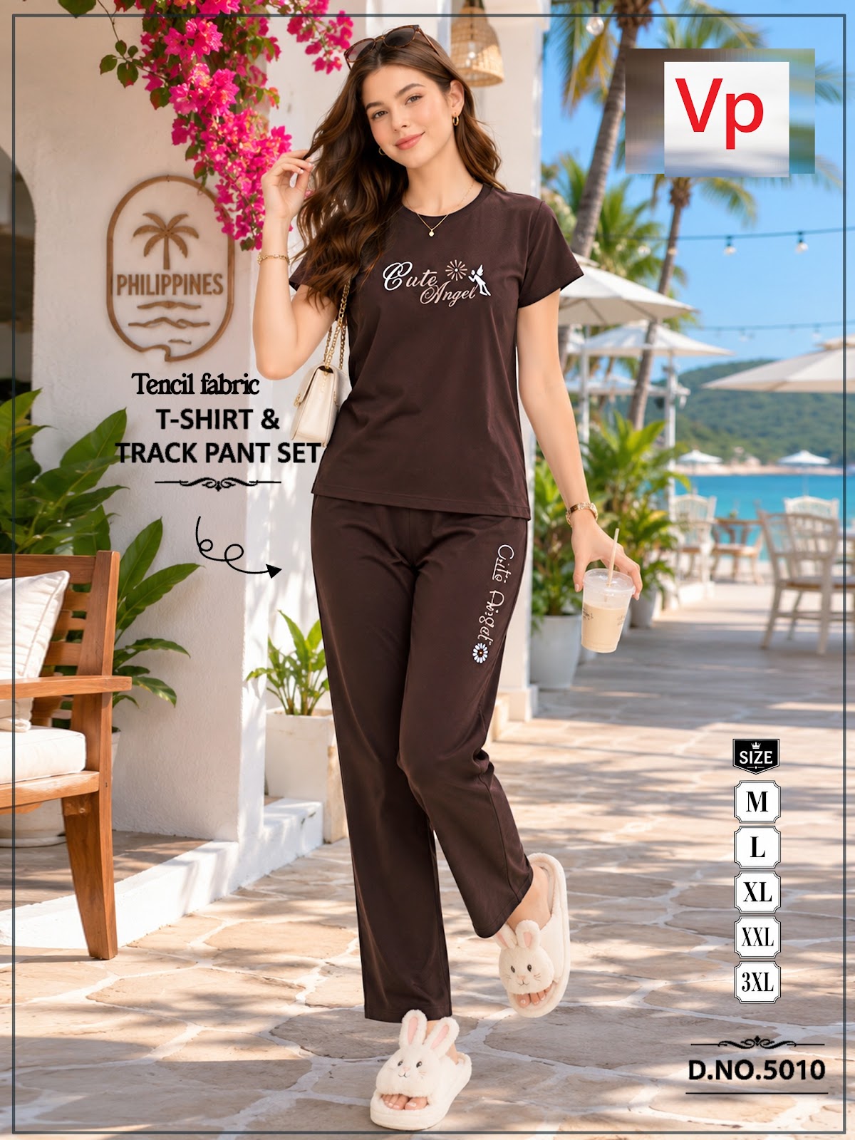 0207 Design 5010 Vp Tencil Pyjama Night Suits Exporter Ahmedabad