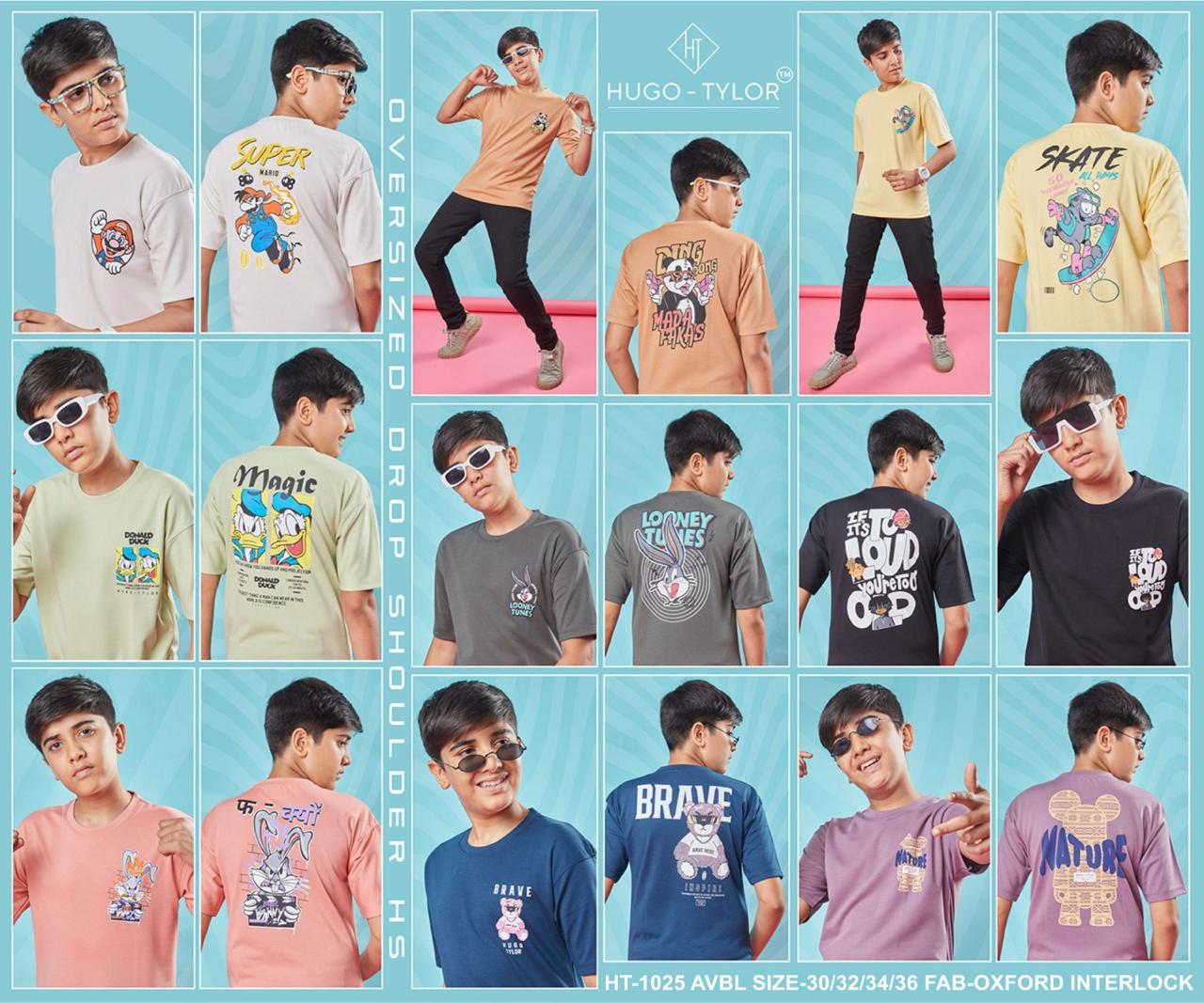 1025 Hugo Tylor Oxford Boys Tshirt Exporter Gujarat