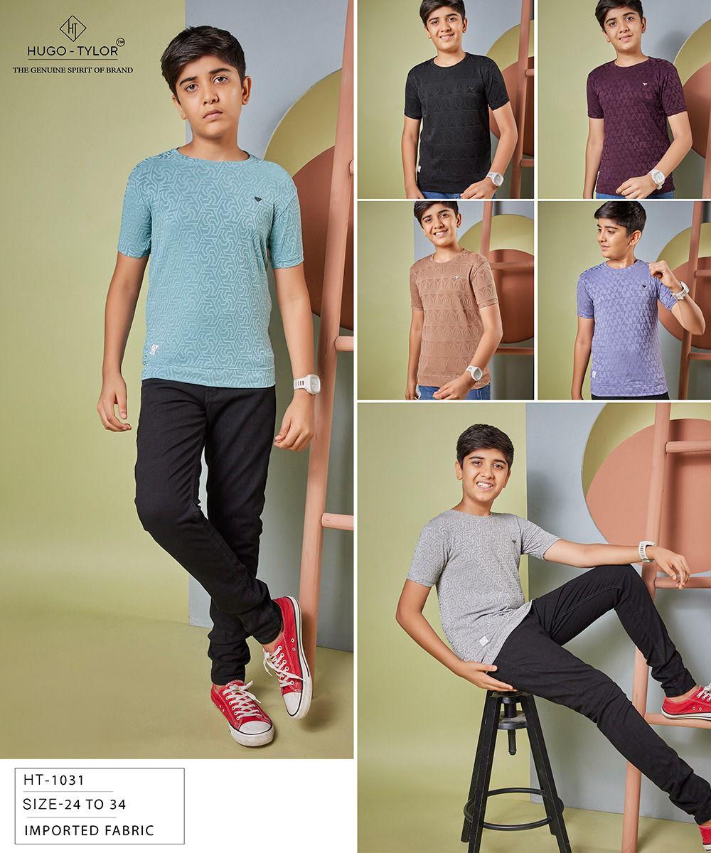 1031 Hugo Tylor Imported Boys Tshirt Manufacturer Ahmedabad