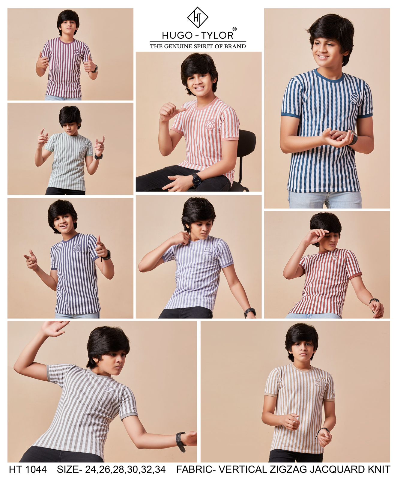 1044 Hugo Tylor Imported Boys Tshirt Supplier