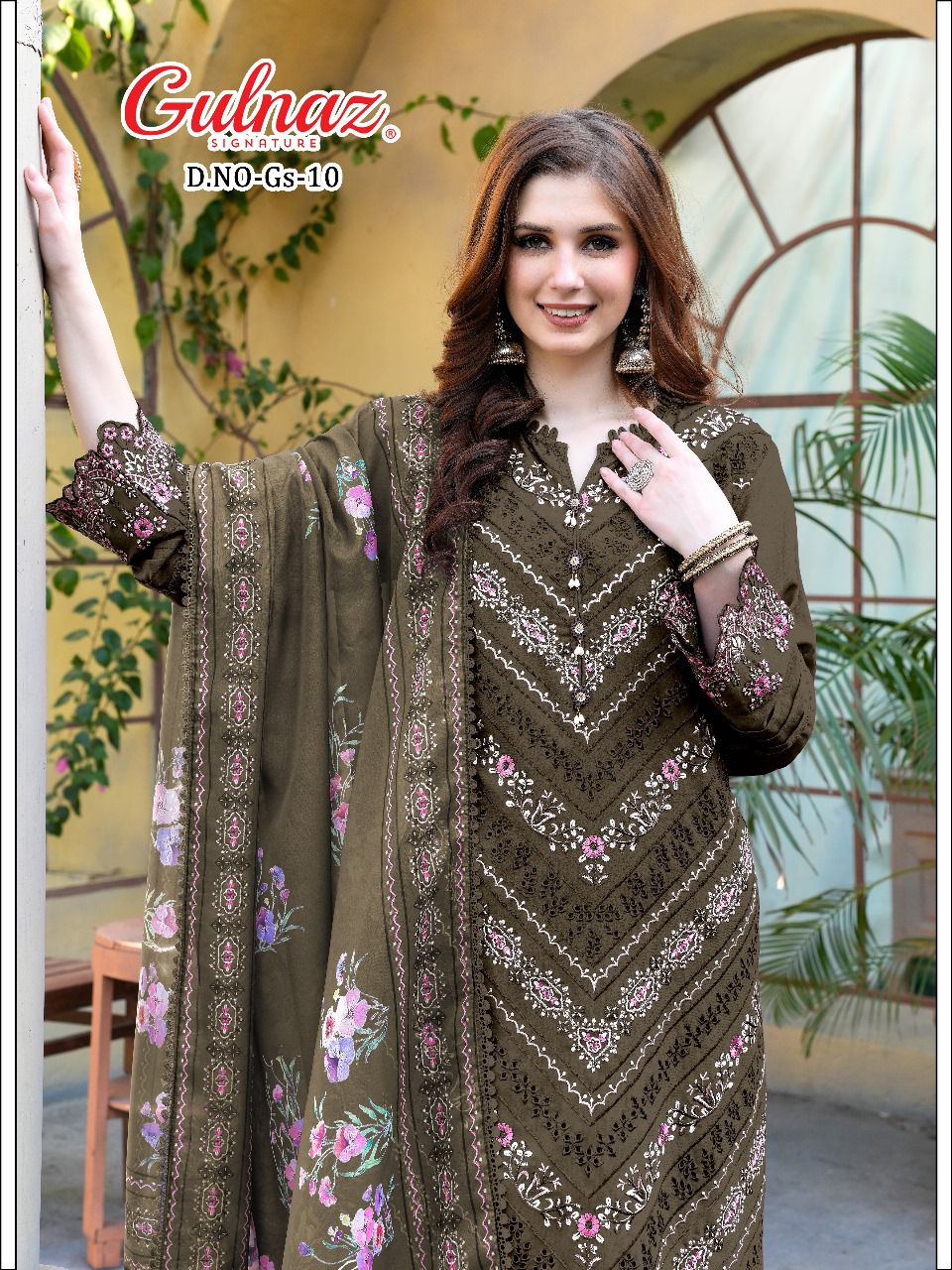 10 Gulnaz Georgette Pakistani Readymade Suits