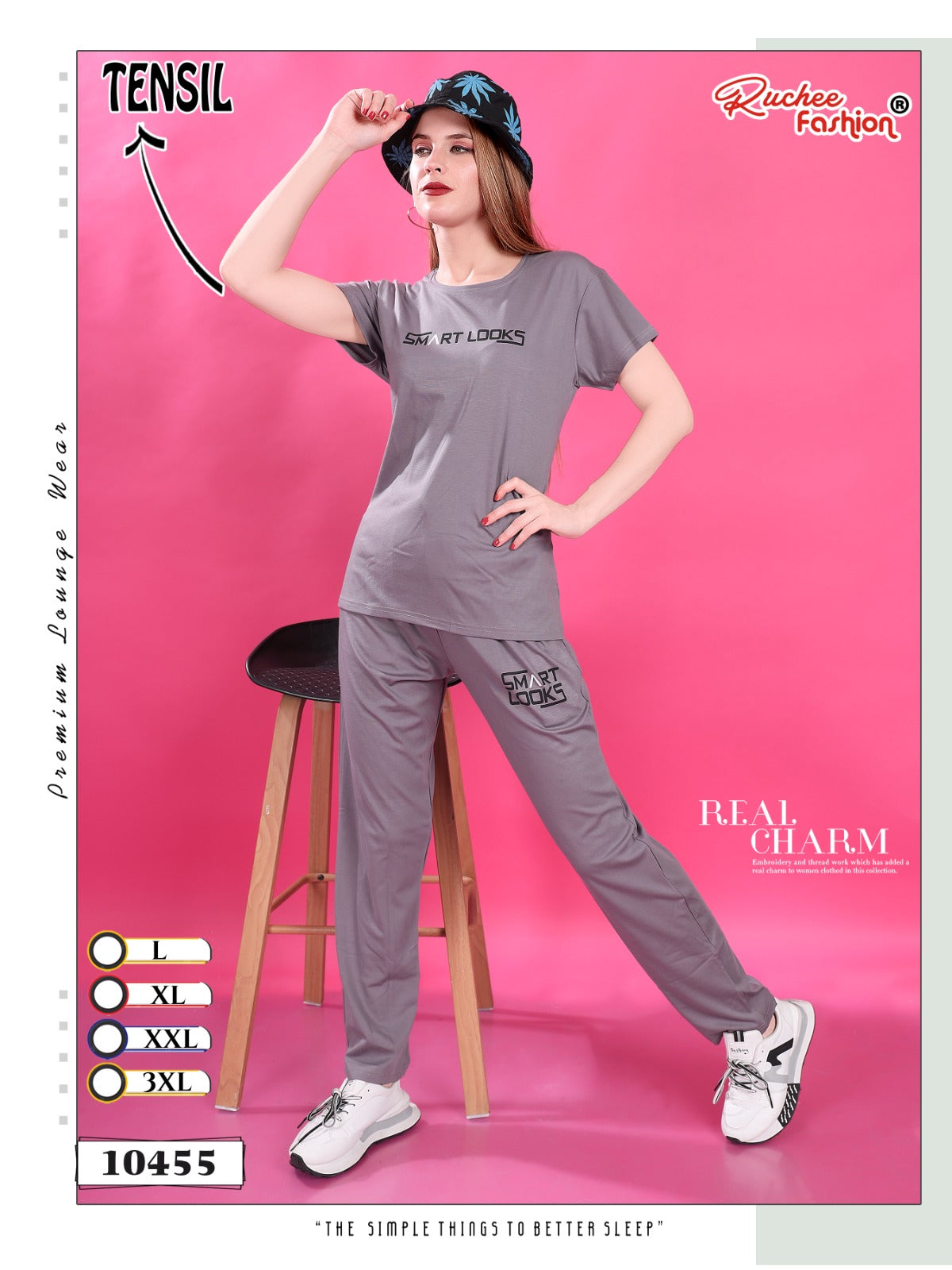 1109 Ruchee Fashion Tencil Pyjama Night Suits Manufacturer Gujarat