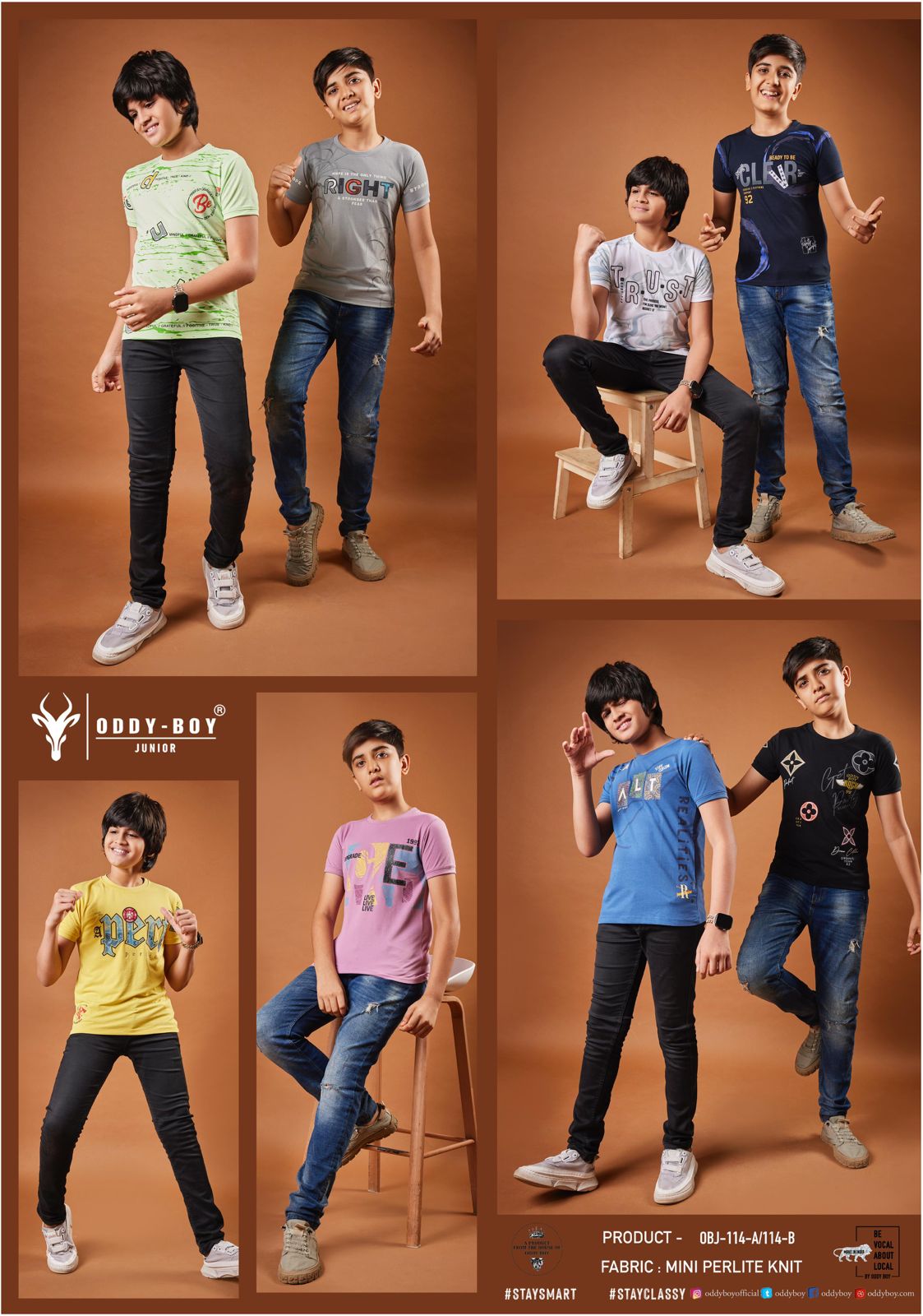 114 Oddy Boy Knit Boys Tshirt Manufacturer India