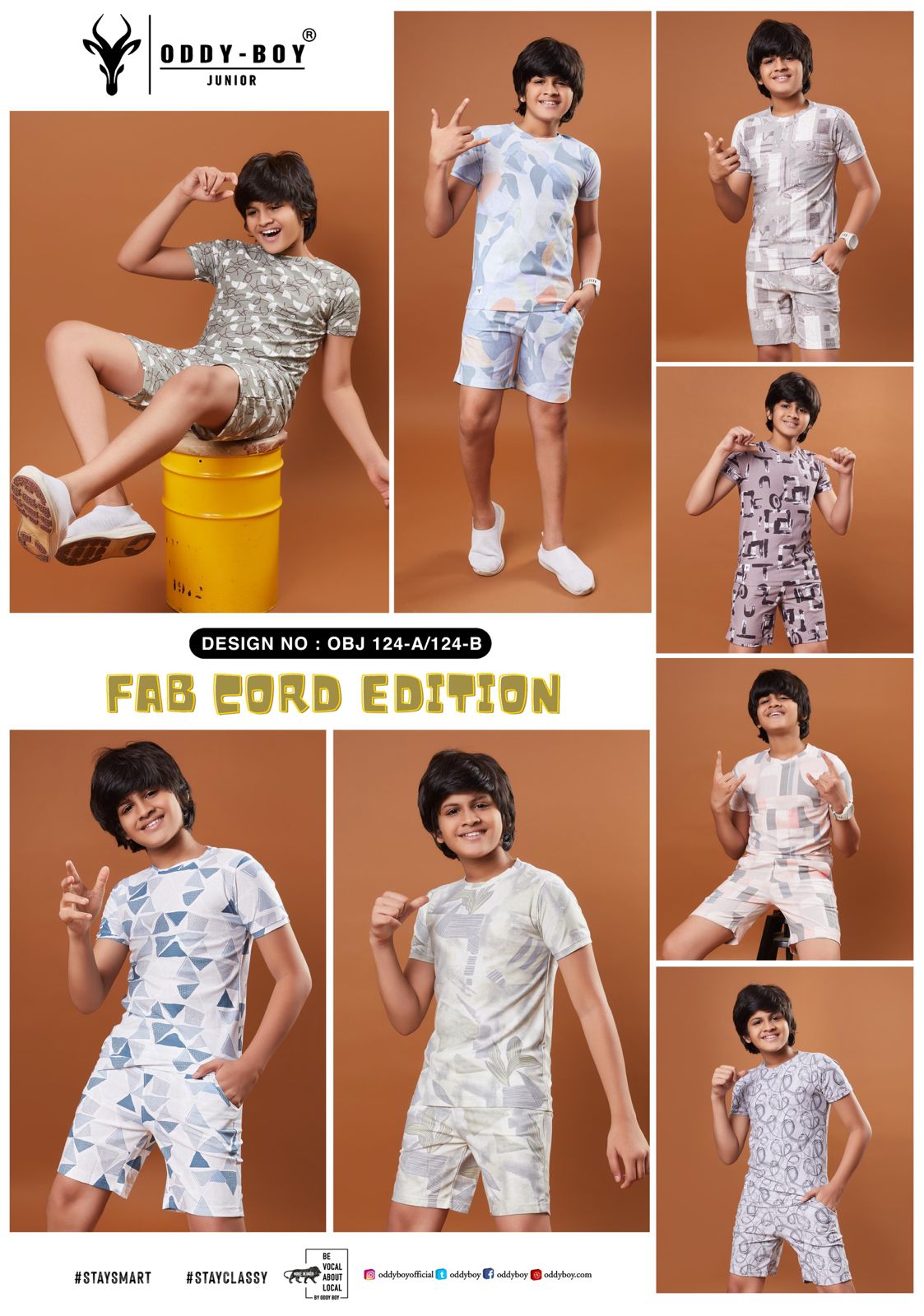 124-A/124-B Oddy Boy Turkey Boys Co Ord Set Manufacturer