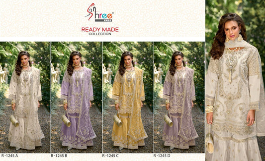 1245 Shree Fabs Organza Pakistani Readymade Suits