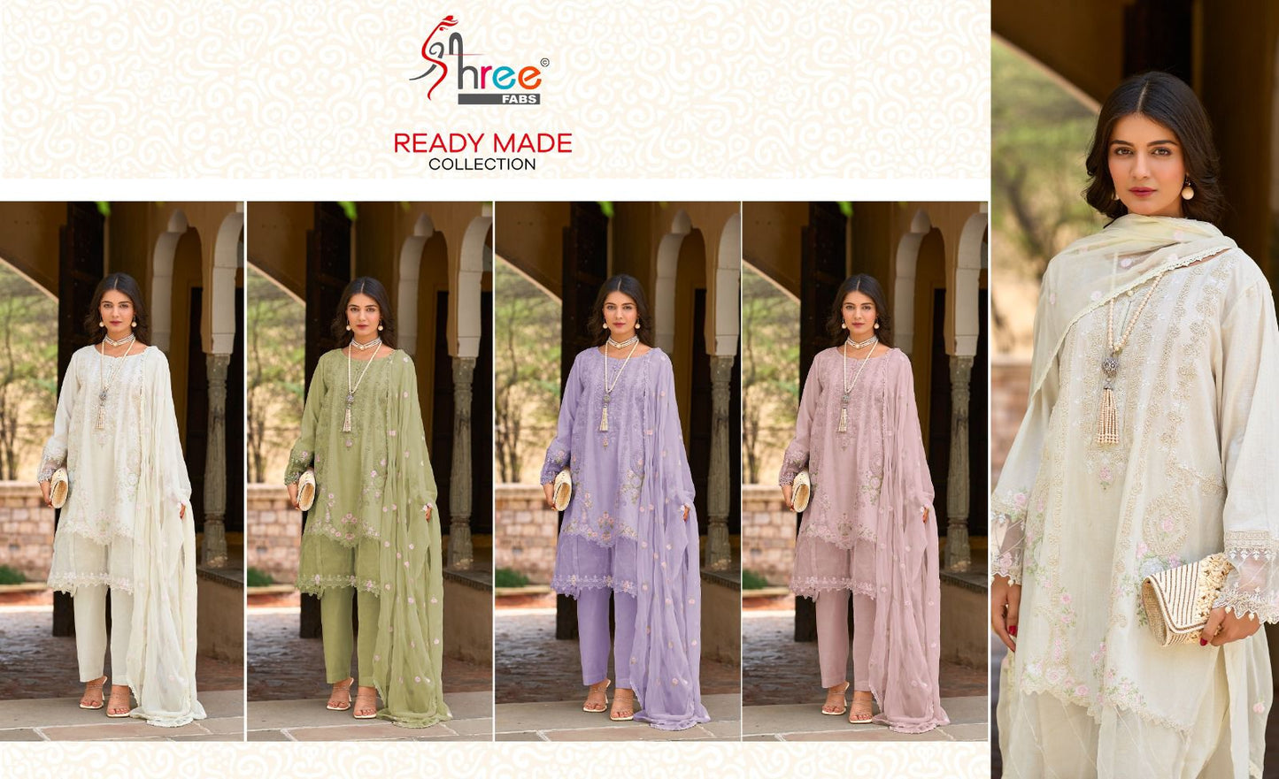 1270 Shree Fabs Viscose Cotton Pakistani Readymade Suits Manufacturer India