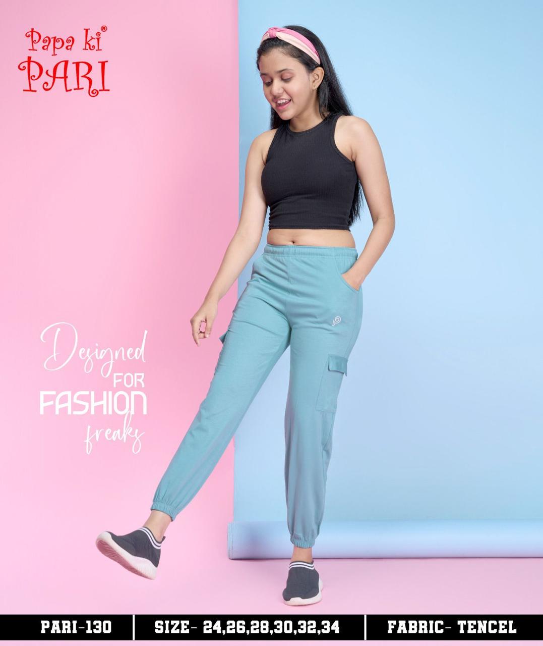 130 Papa Ki Pari Lycra Tencil Girls Lower Exporter India