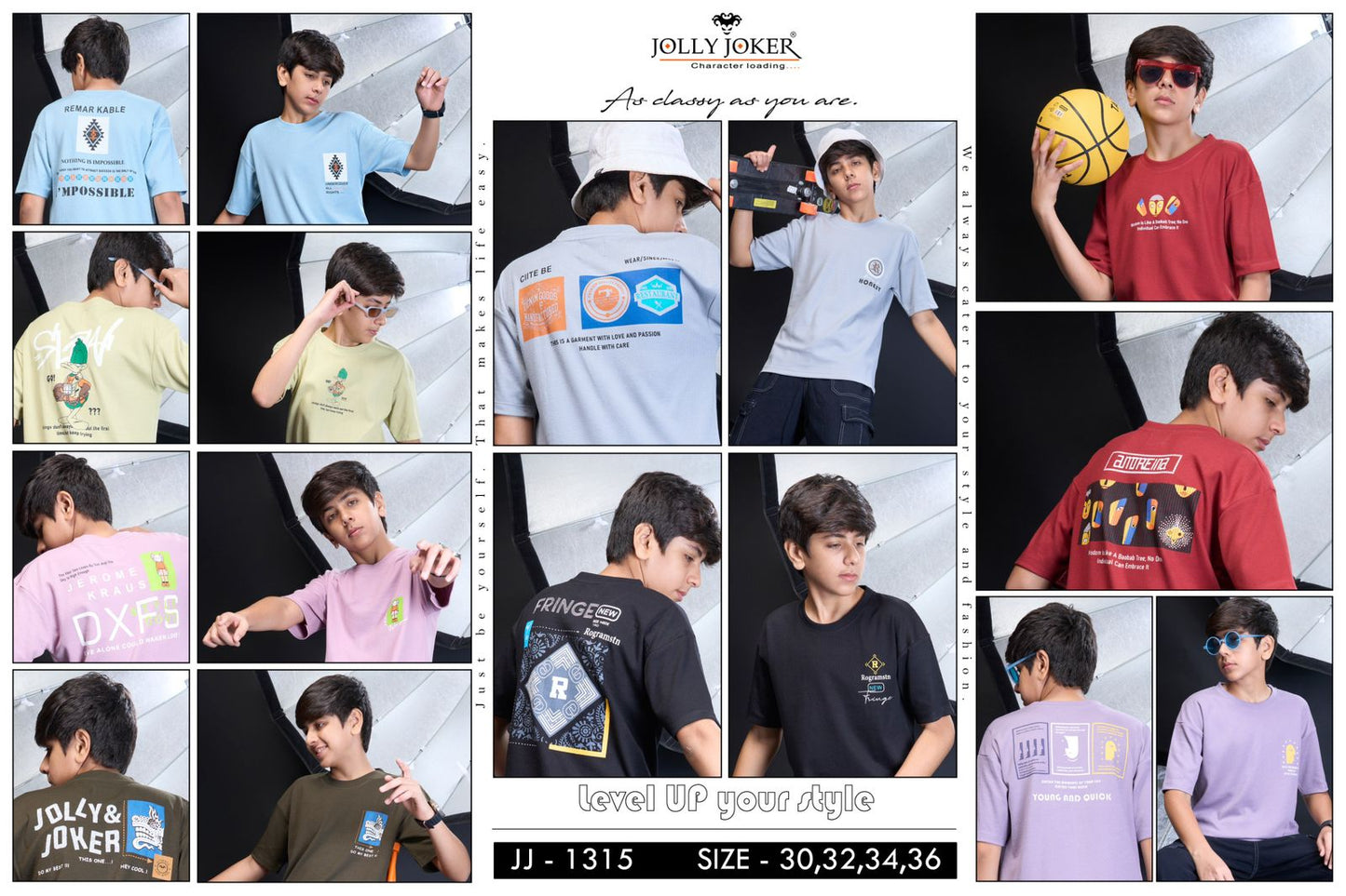 1315 Jolly Joker Knit Boys Tshirt Supplier India