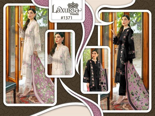 1371 Laxuria Trendz Fox Georgette Pakistani Readymade Suits Exporter India