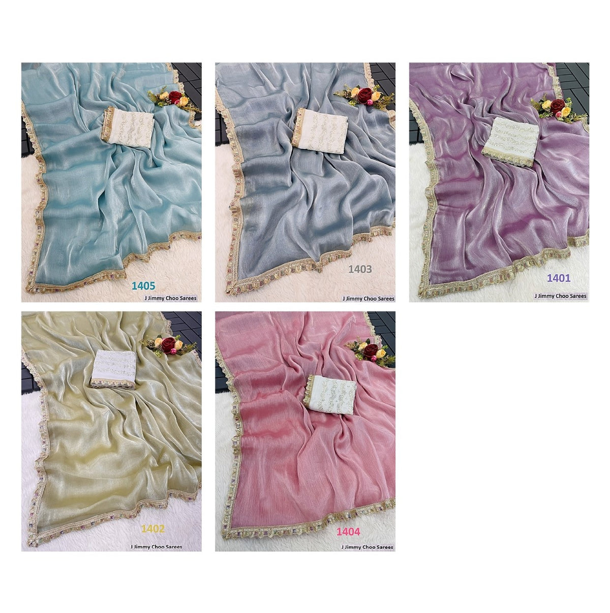 1401-1405 J Jimmy Choo Sarees Manufacturer Gujarat