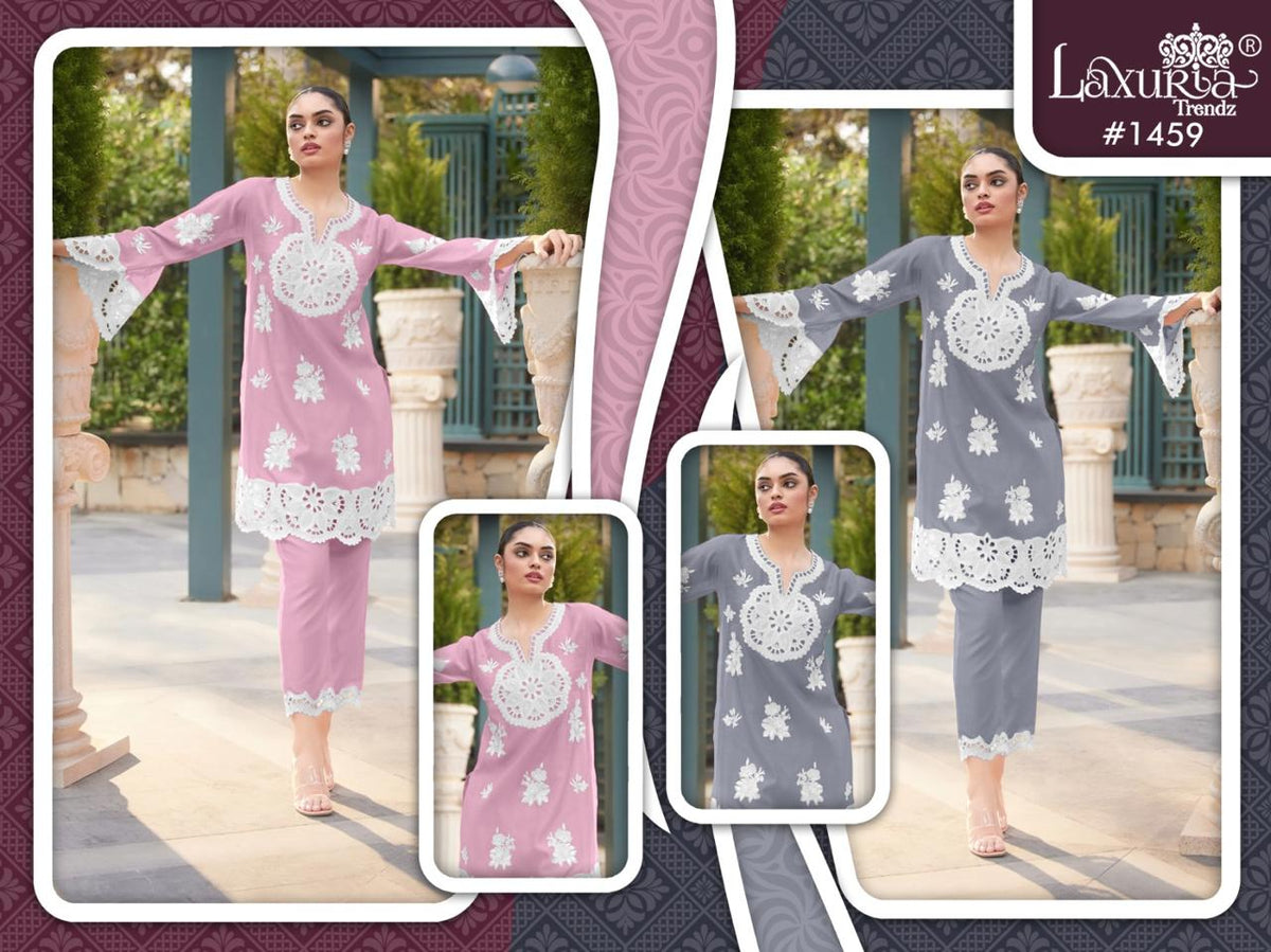 1459 Laxuria Trendz Soft Co Ord Set Wholesaler Gujarat