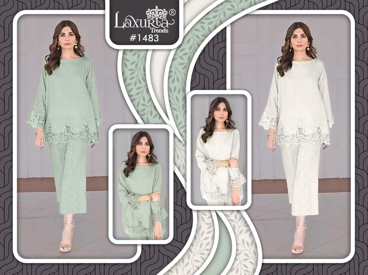1483 Laxuria Trendz Bsy Lining Co Ord Set Wholesaler