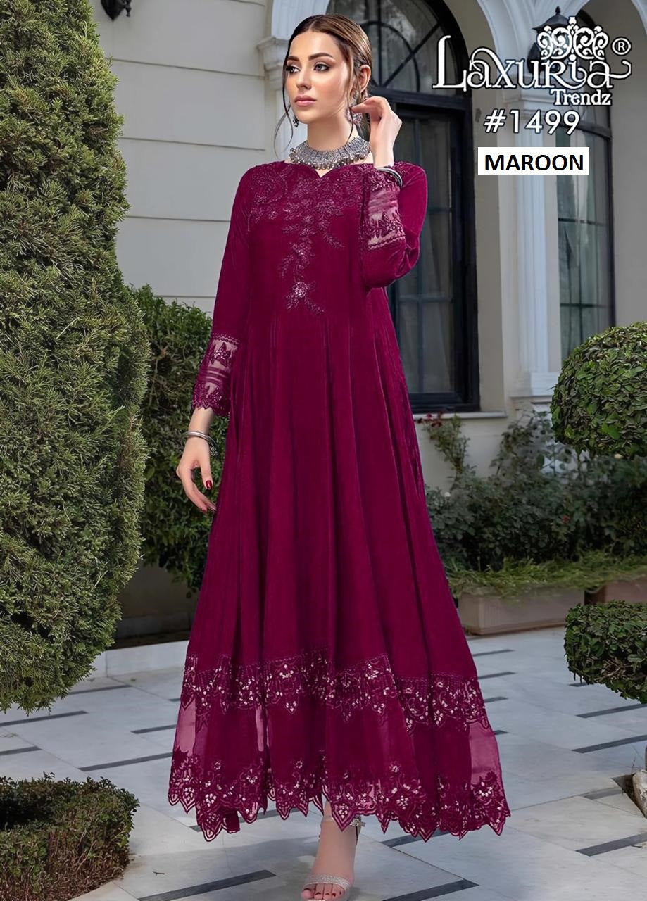 1499 Laxuria Trendz Rangoli Pakistani Readymade Suits Wholesaler Gujarat