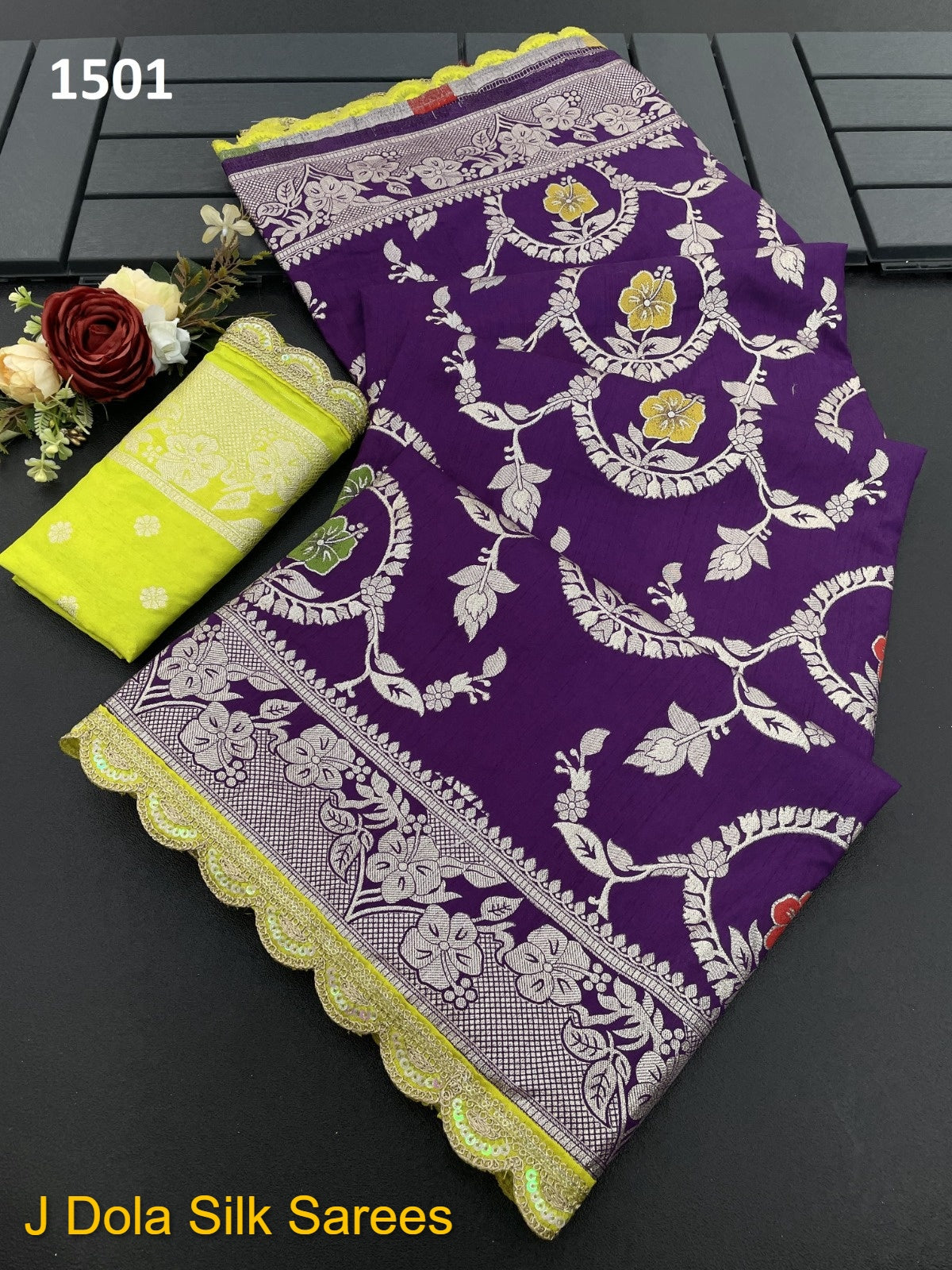 1501-1504 J Dola Silk Sarees Wholesale Price