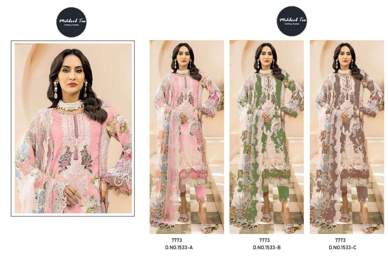 1533Abc Mehboob Tex Pure Cotton Pakistani Salwar Suits Exporter Gujarat