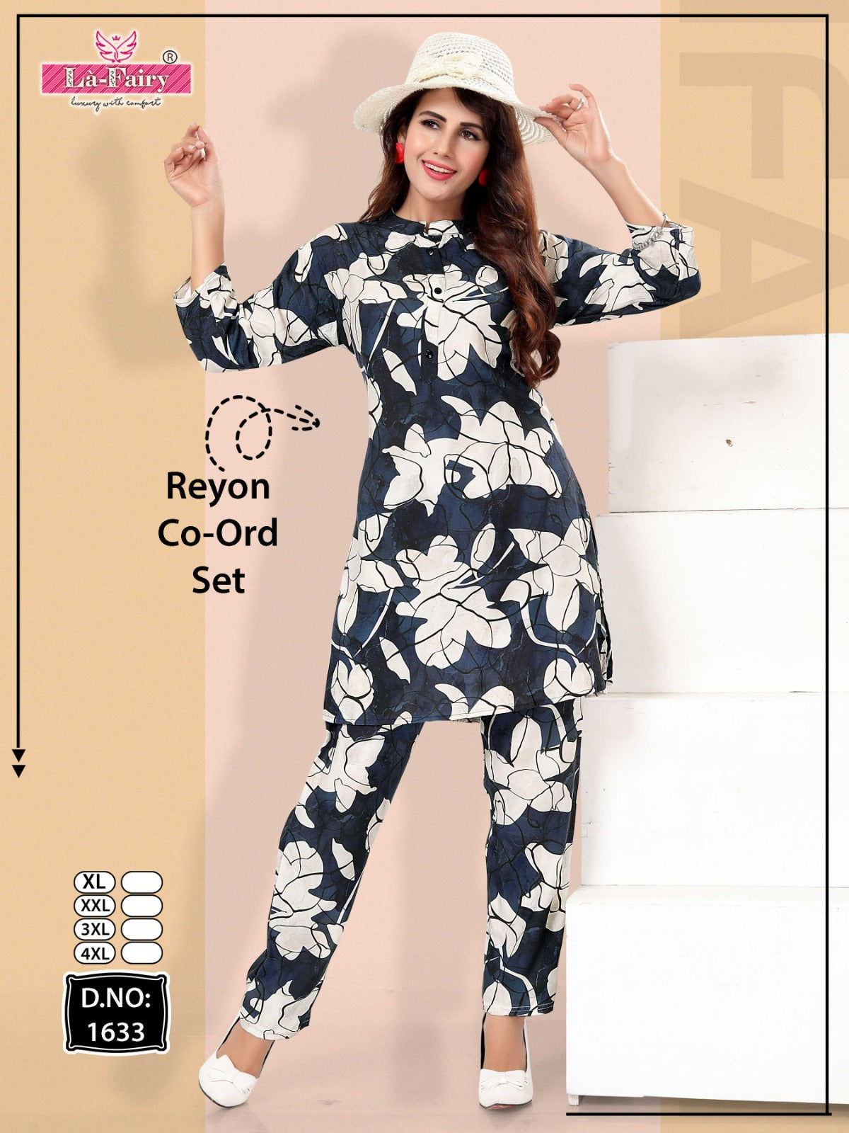 1633 La Fairy Reyon Co Ord Set Exporter Gujarat