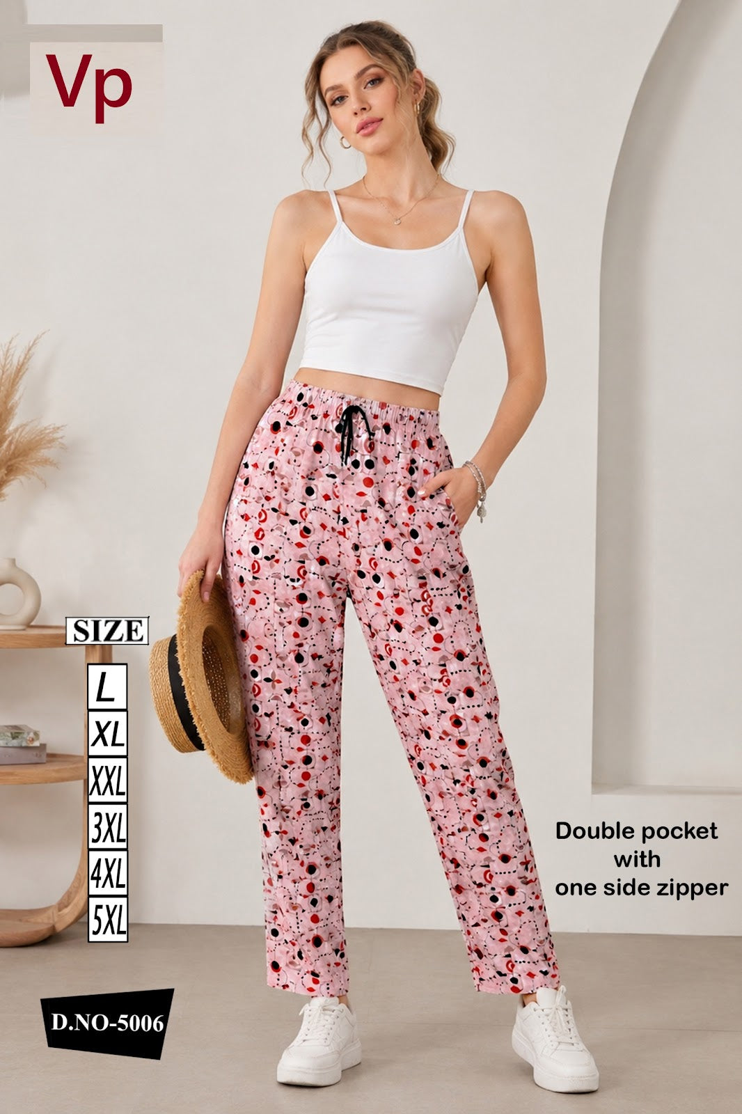 1706 Design 5006 Vp Hosiery Cotton Women Night Lower Supplier Ahmedabad