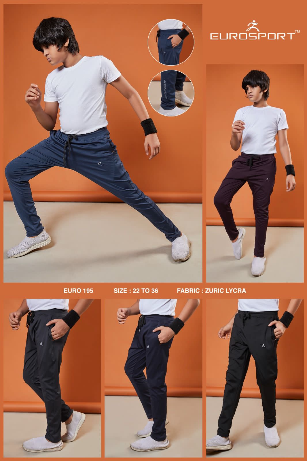 195 Eurosport Lycra Boys Lower Manufacturer