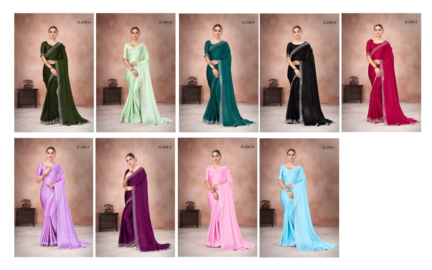 204 Suma Designer Chiffon Sarees