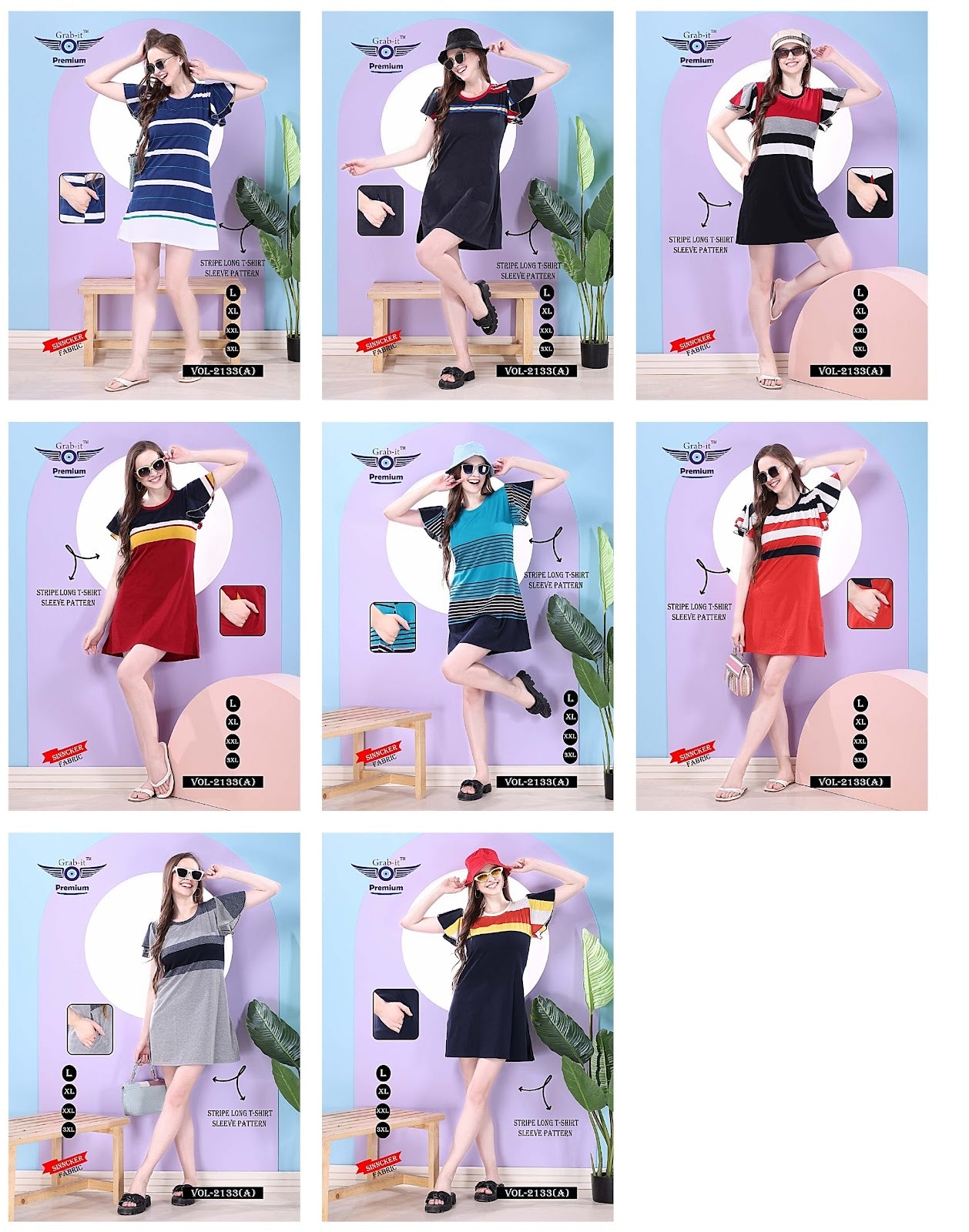 2133 A Grab It Sinker Women Long Tshirt Manufacturer India