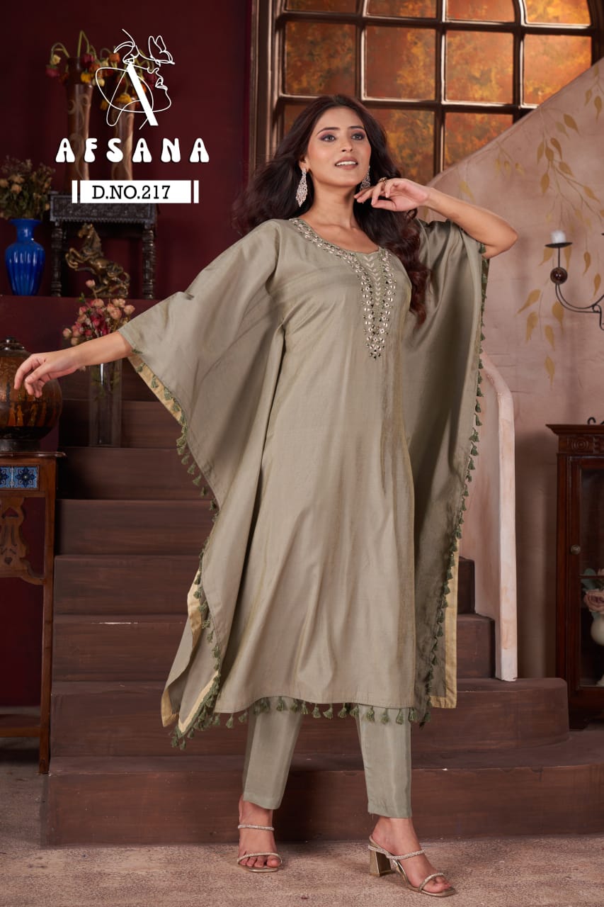 217 Afsana Modal Kaftan Pant Set Exporter
