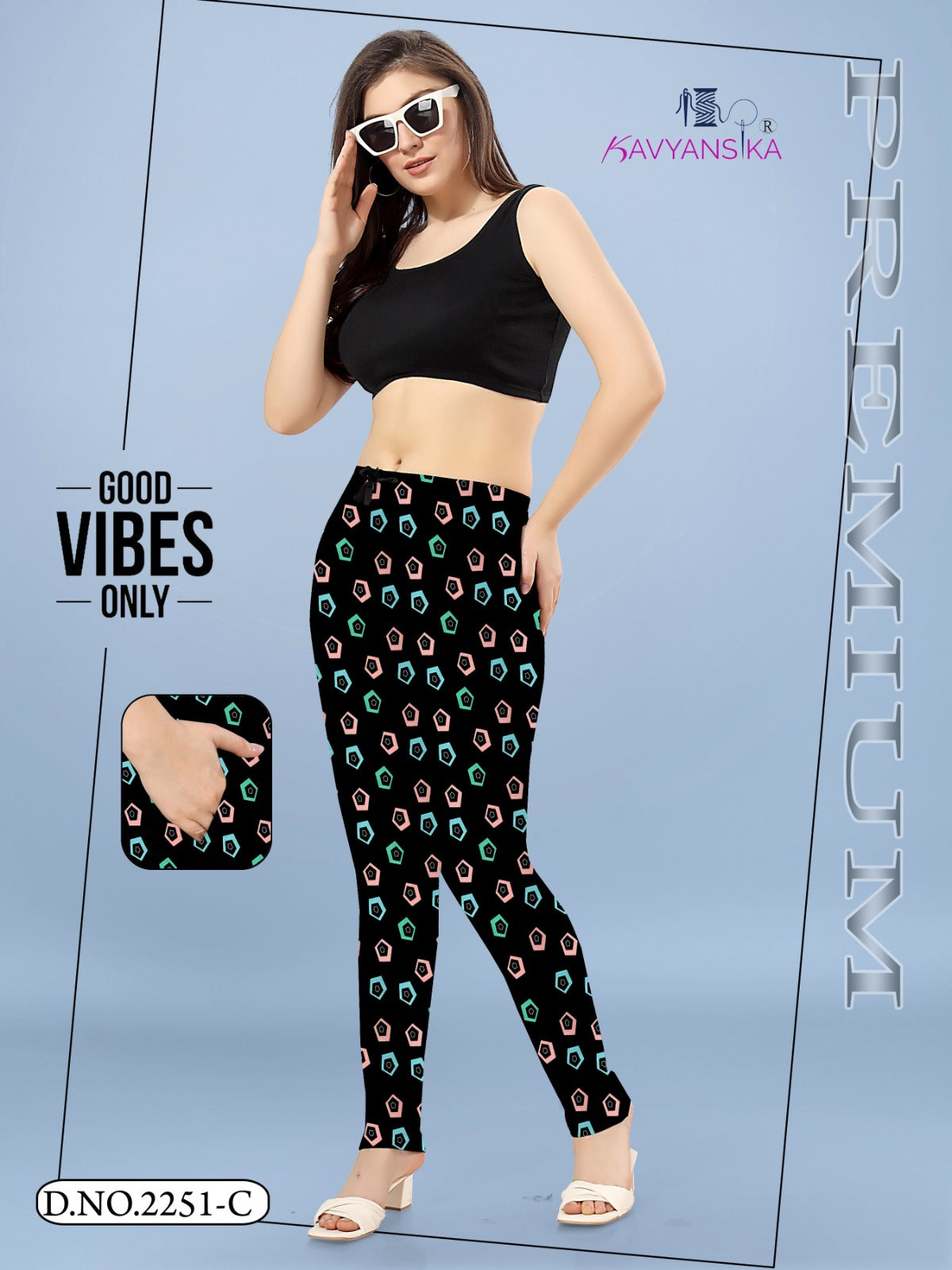 2251 Kavyansika Hosiery Cotton Women Night Lower Manufacturer Ahmedabad