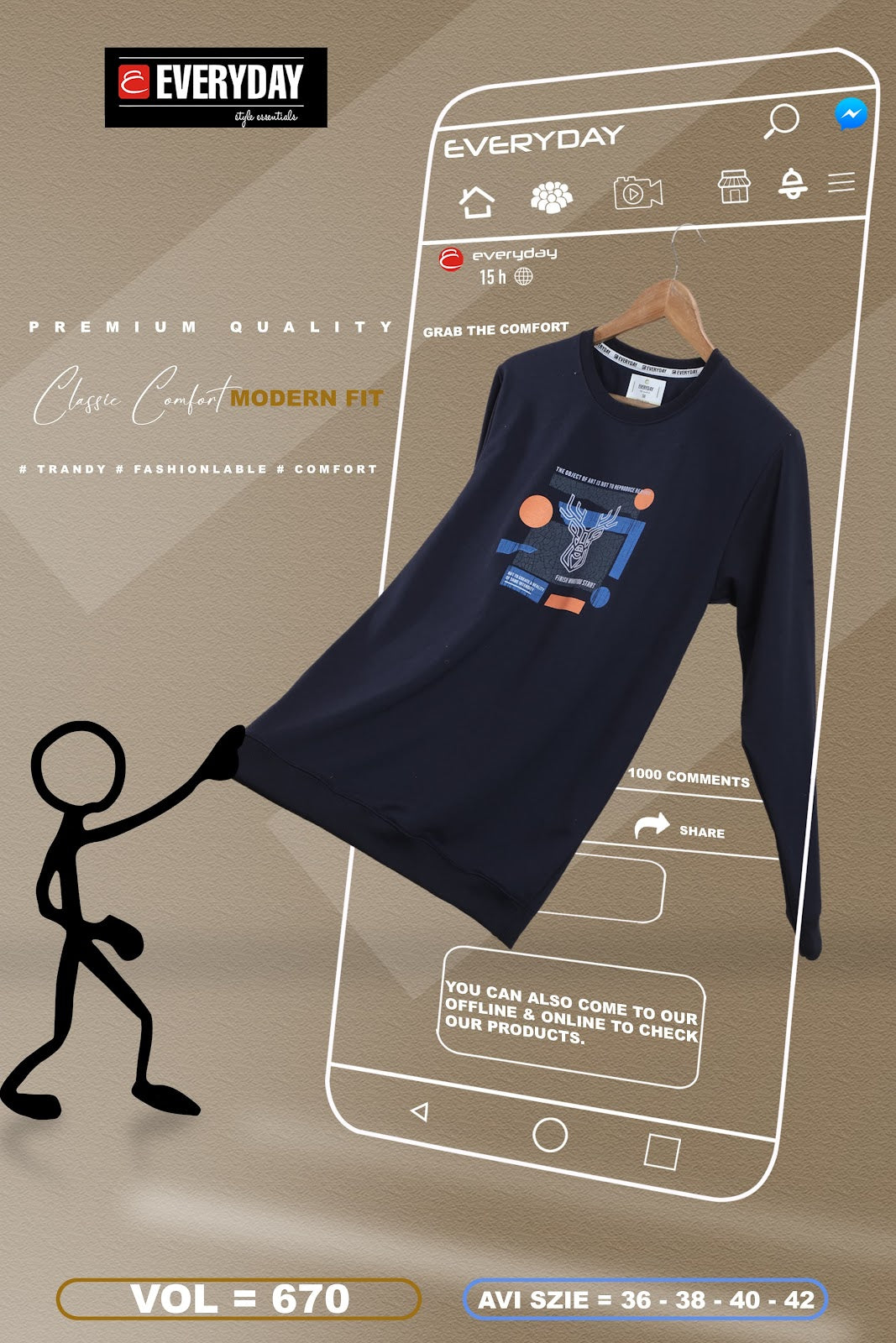 230-235 Gsm Vol 670 Everyday Looper Mens Tshirts Exporter Gujarat