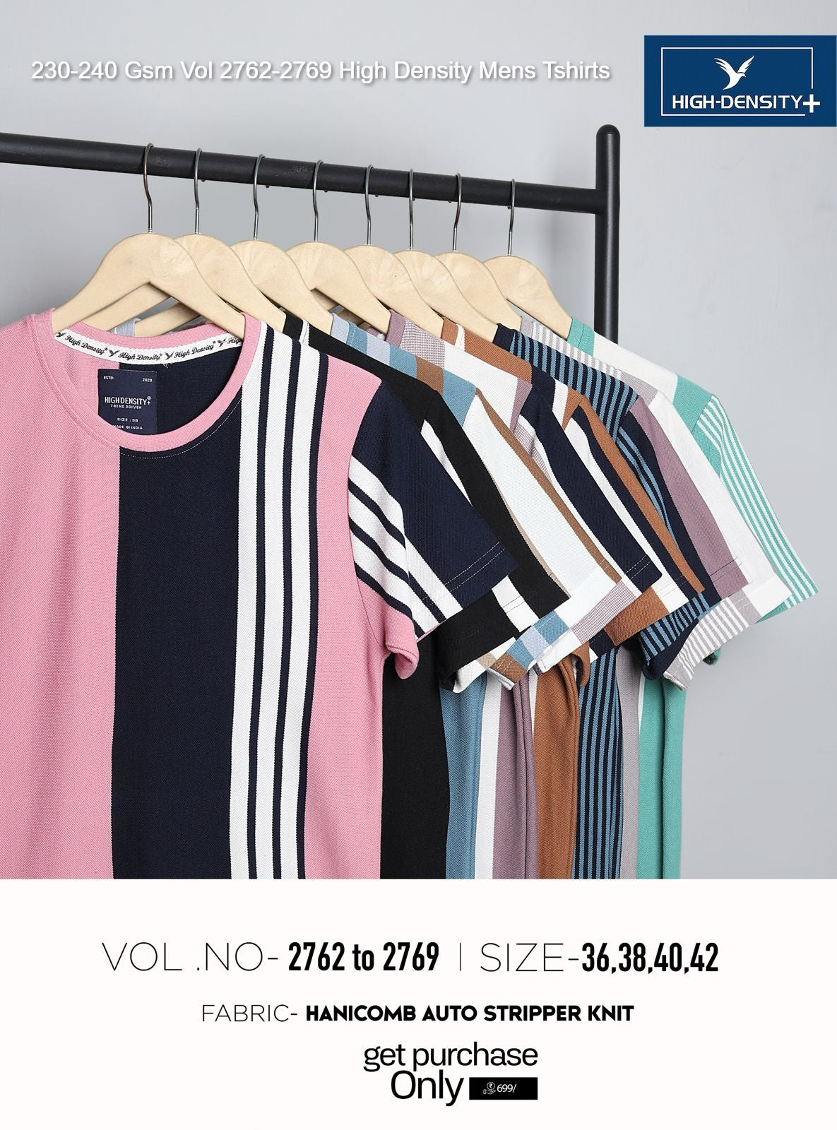 230-240 Gsm Vol 2762-2769 High Density Honey Comb Mens Tshirts Wholesaler Ahmedabad
