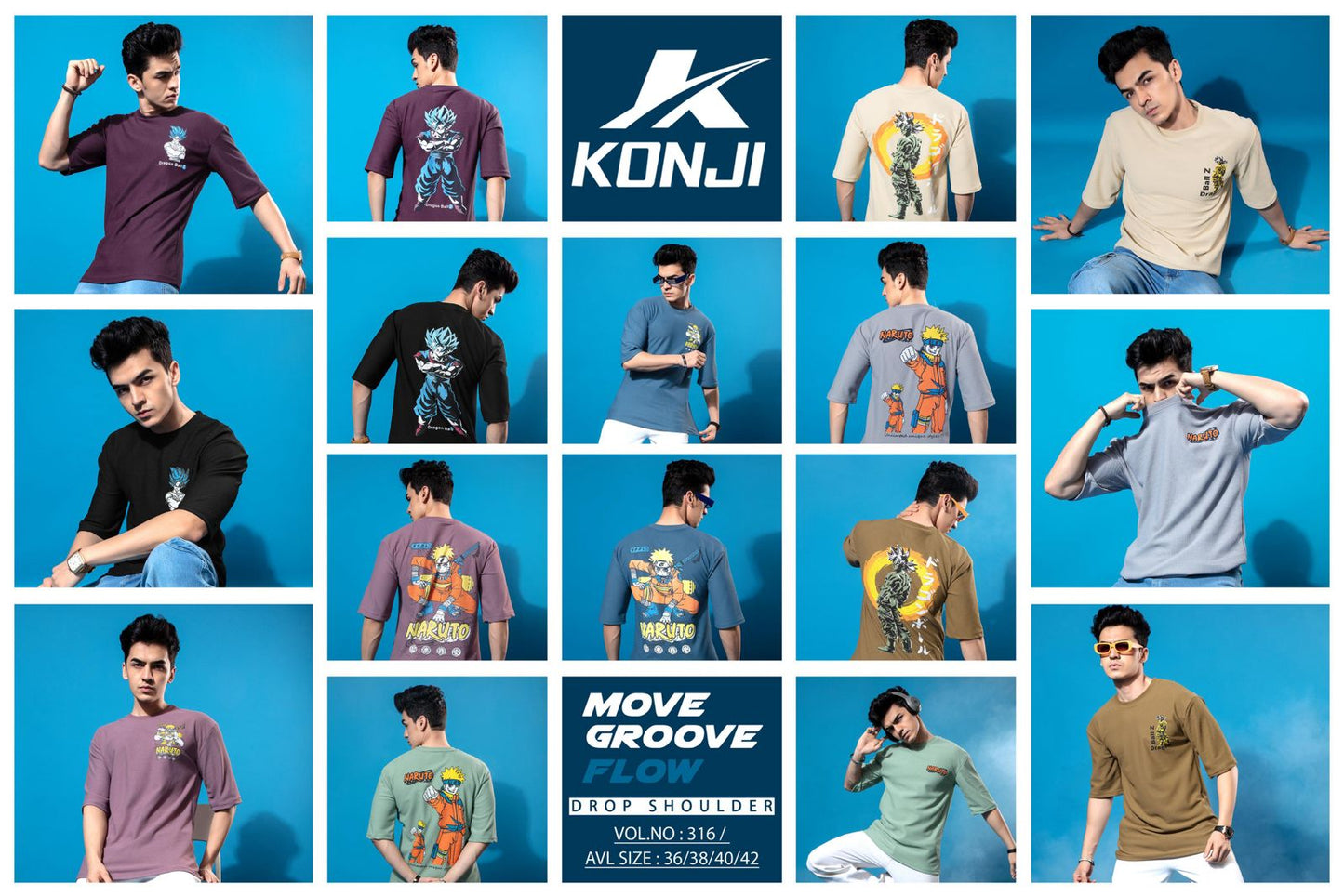 240 Gsm Vol 316 Oversize Konji Imported Mens Tshirts Supplier Gujarat