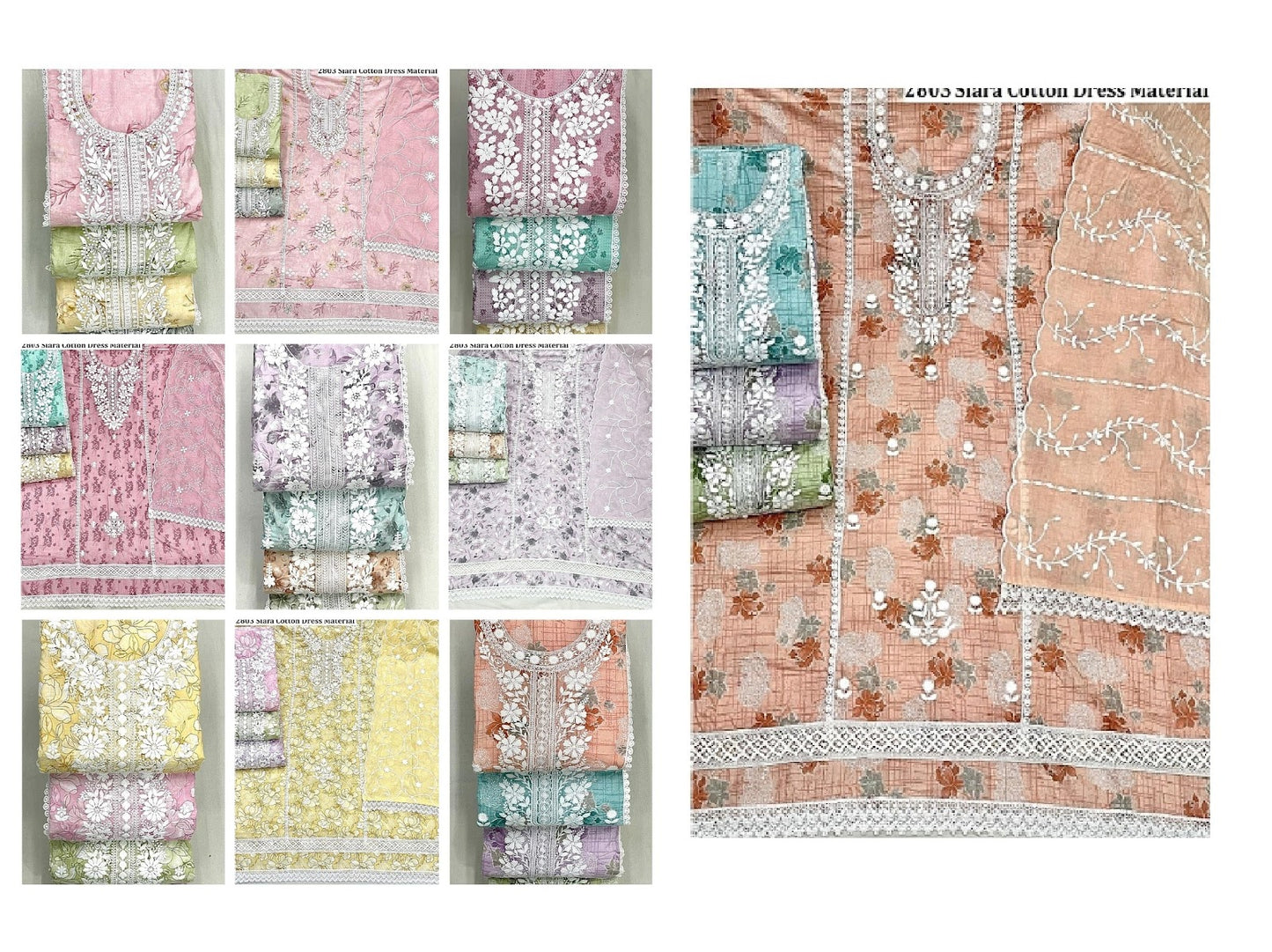 2803 Siara Cotton Dress Material Supplier Gujarat
