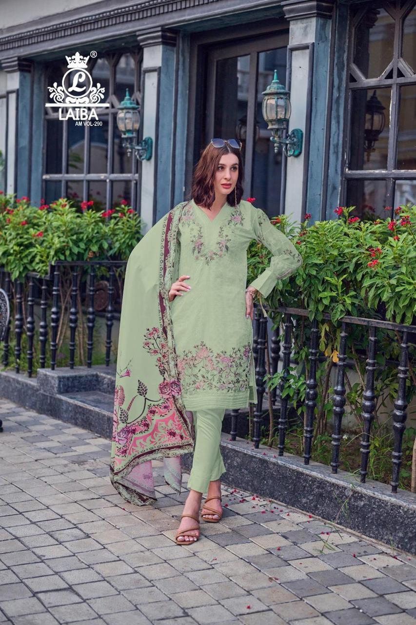 290 Laiba Organza Pakistani Readymade Suits Supplier