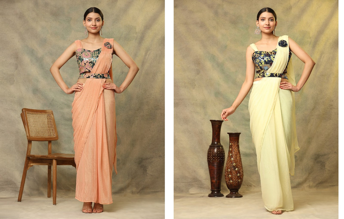 306 Amoha Simmer Ready To Wear Saree