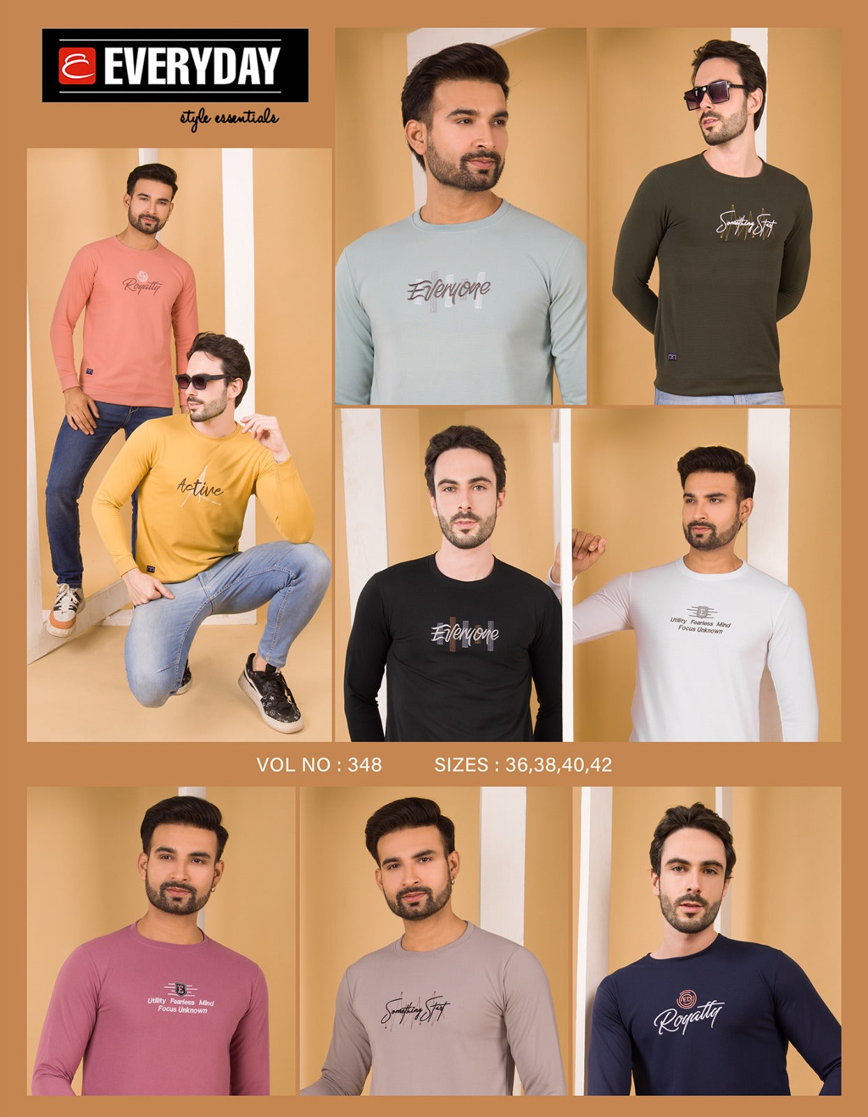 348 Everyday Knit Mens Tshirts Manufacturer Gujarat