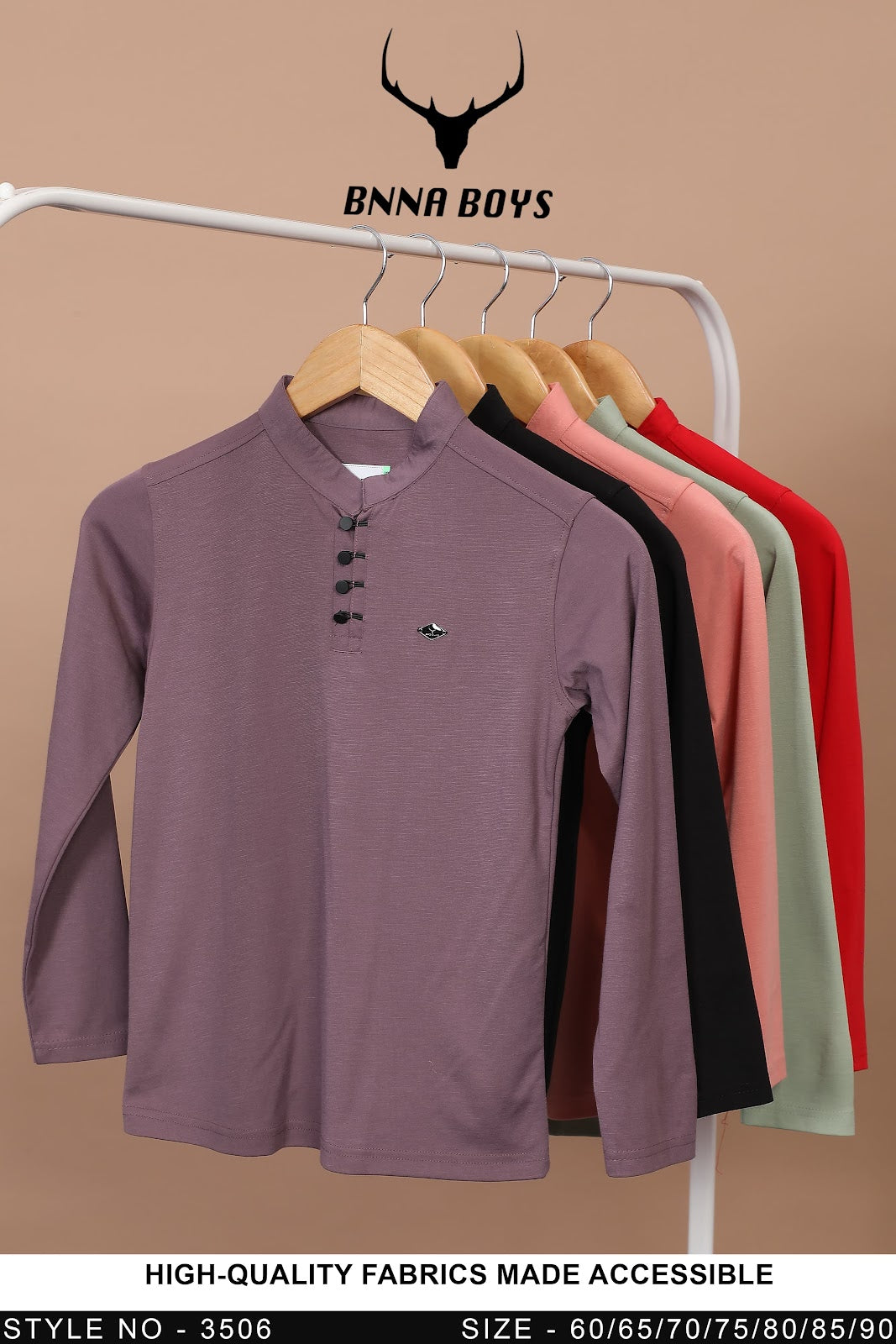 3506 Short Bnna Tencil Lycra Boys Kurta Manufacturer Gujarat