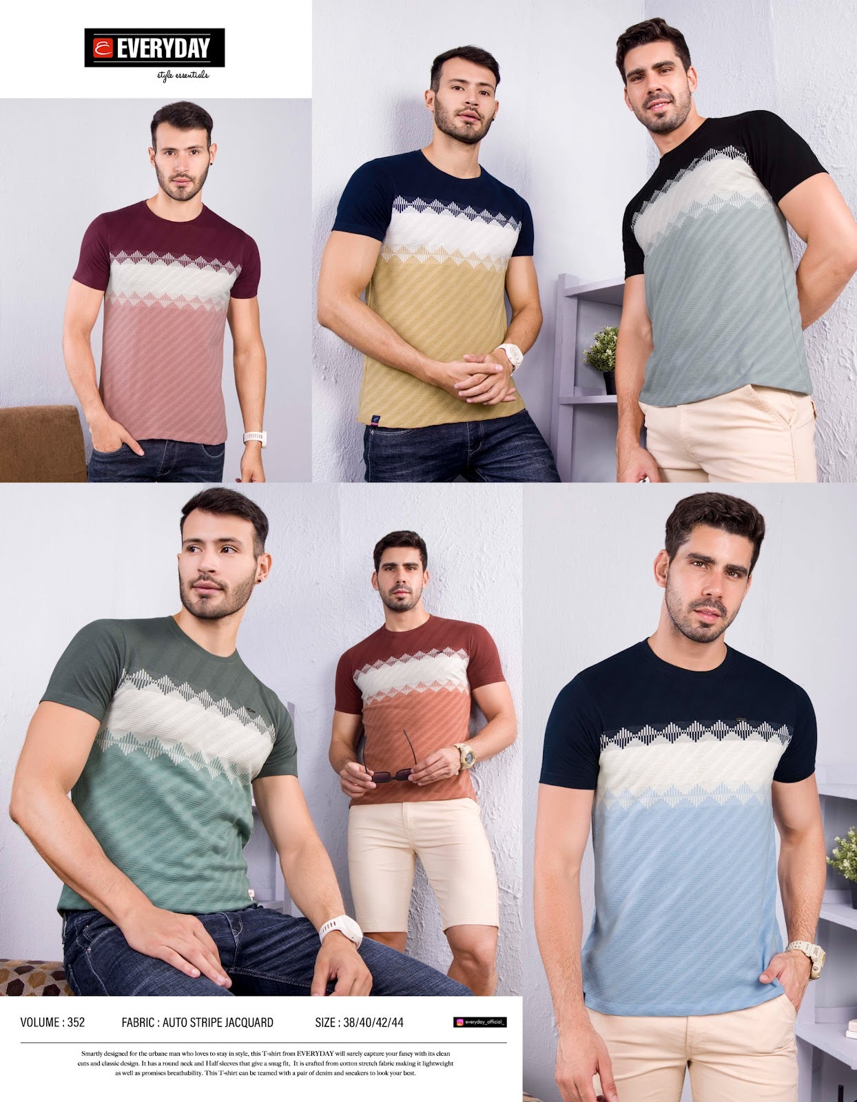 352 Everyday Cod Auto Striper Mens Tshirts