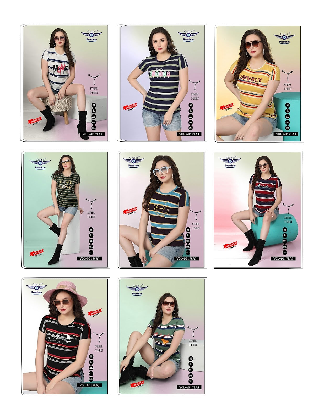 4017 A Grab It Sinker Women Tshirt