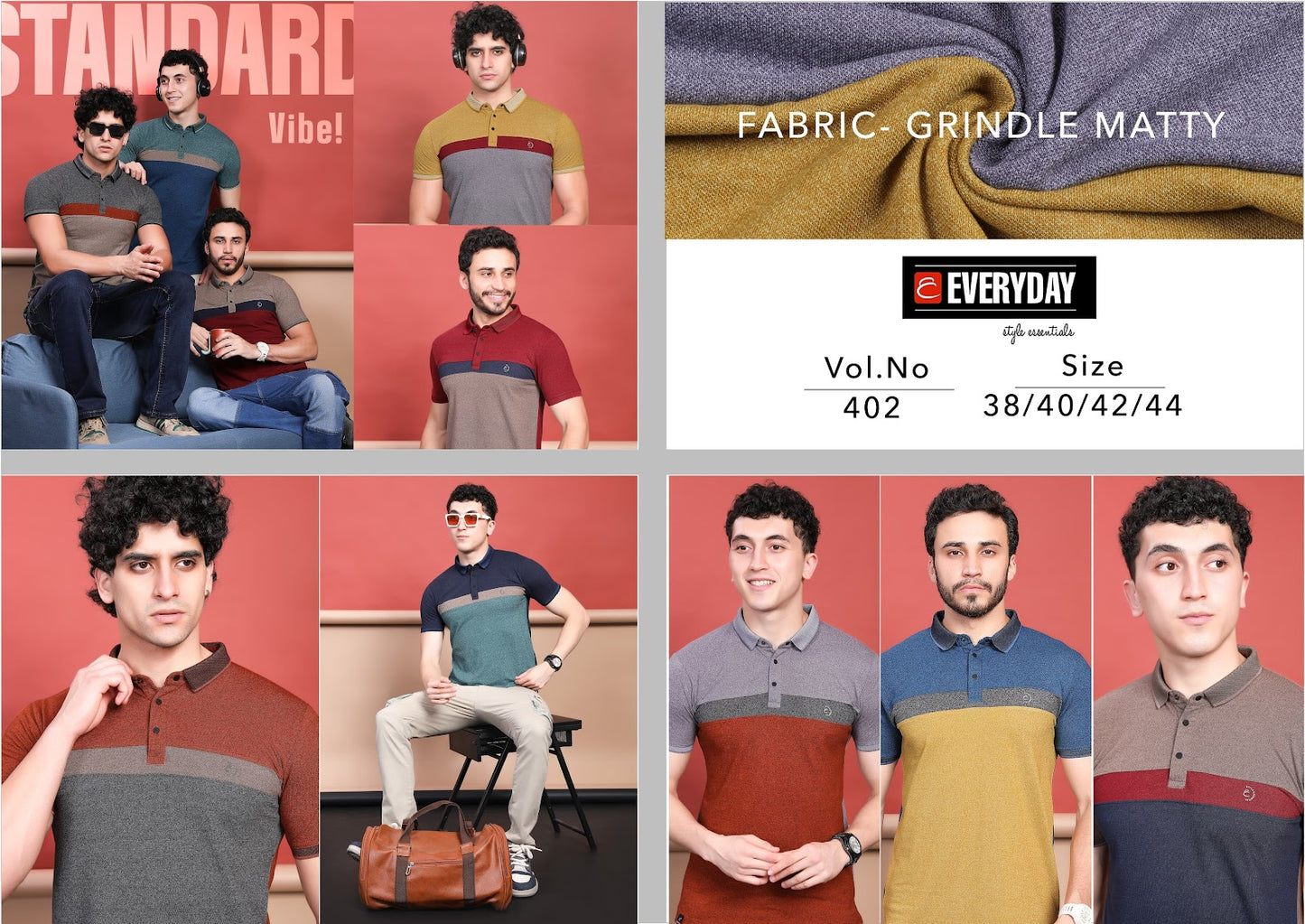 402 Everyday Matty Mens Tshirts Wholesaler