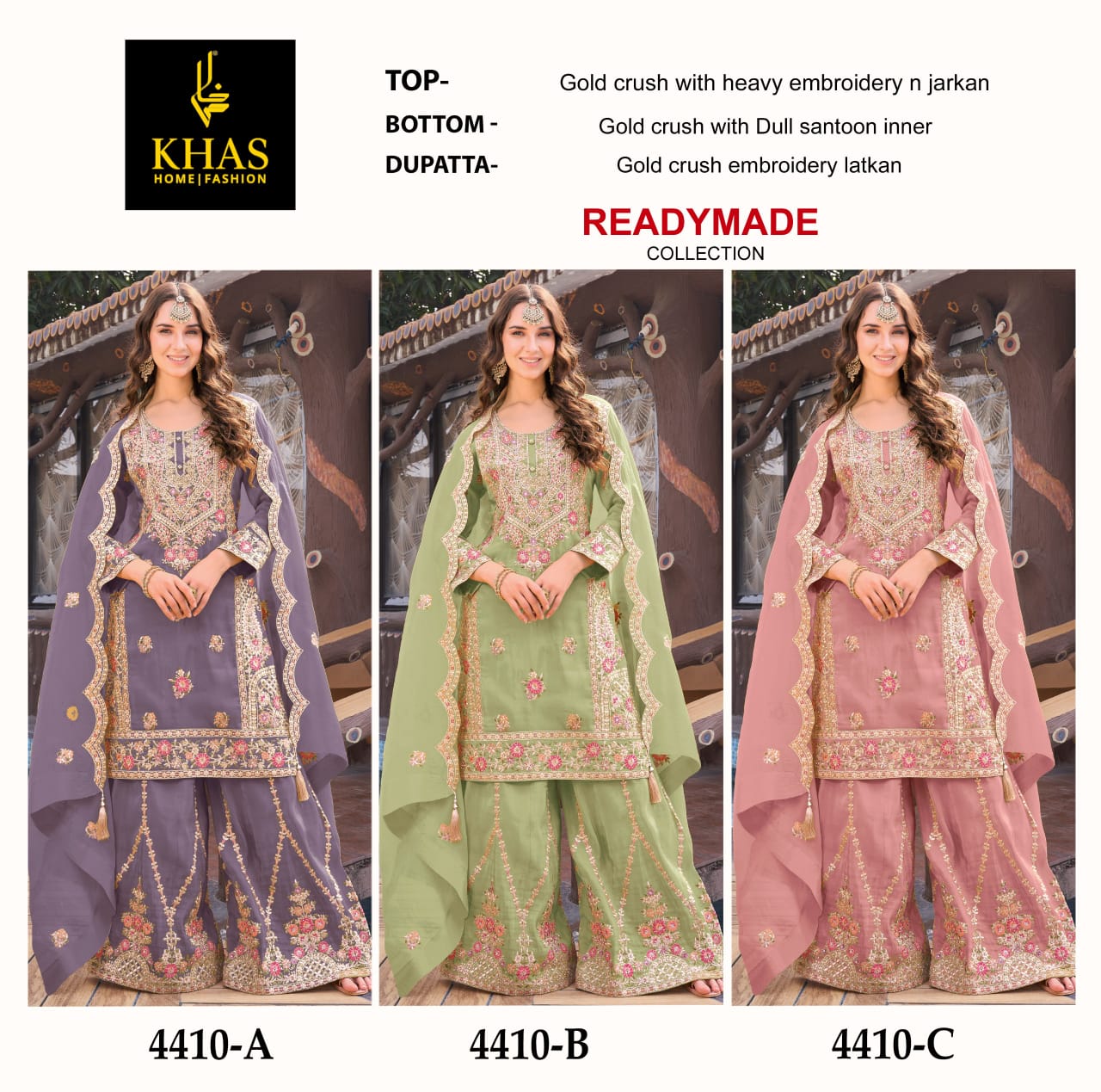 4410 Abc Khas Crush Pakistani Readymade Suits Manufacturer India