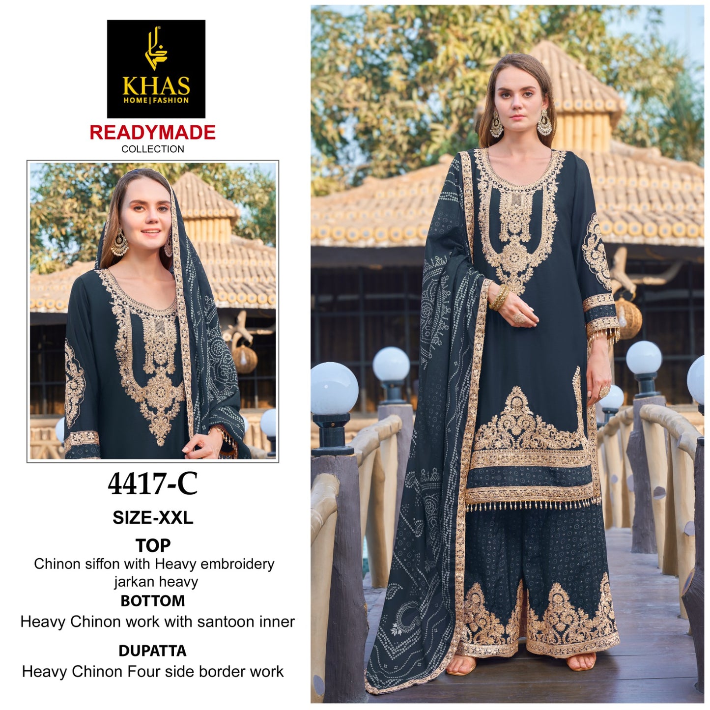 4417 Abc Khas Chinon Pakistani Readymade Suits Exporter Ahmedabad