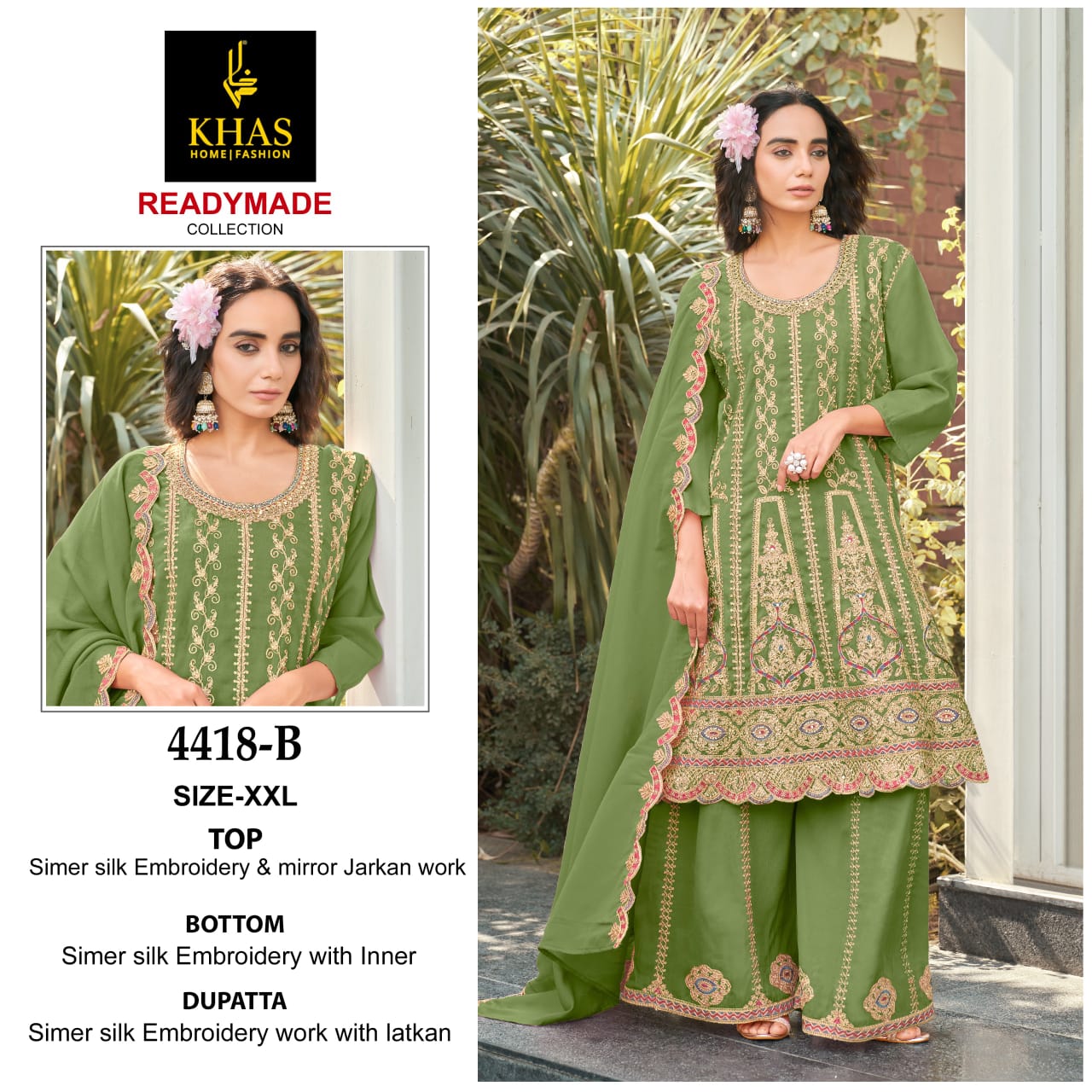 4418 Abc Khas Simmer Pakistani Readymade Suits Manufacturer India