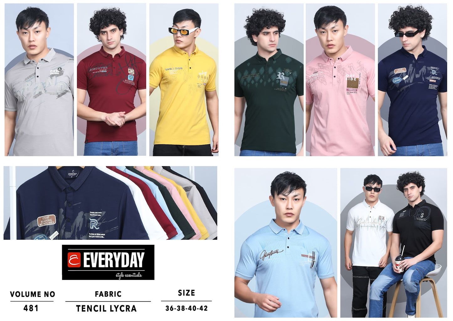 481 Everyday Tencil Lycra Mens Tshirts Supplier Ahmedabad