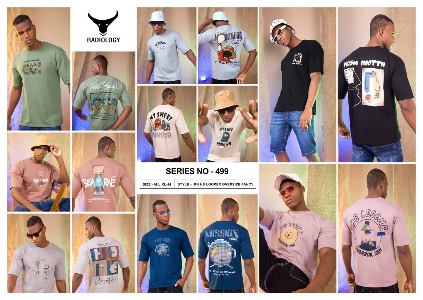 499 Radiology Cotton Looper Mens Tshirts Manufacturer