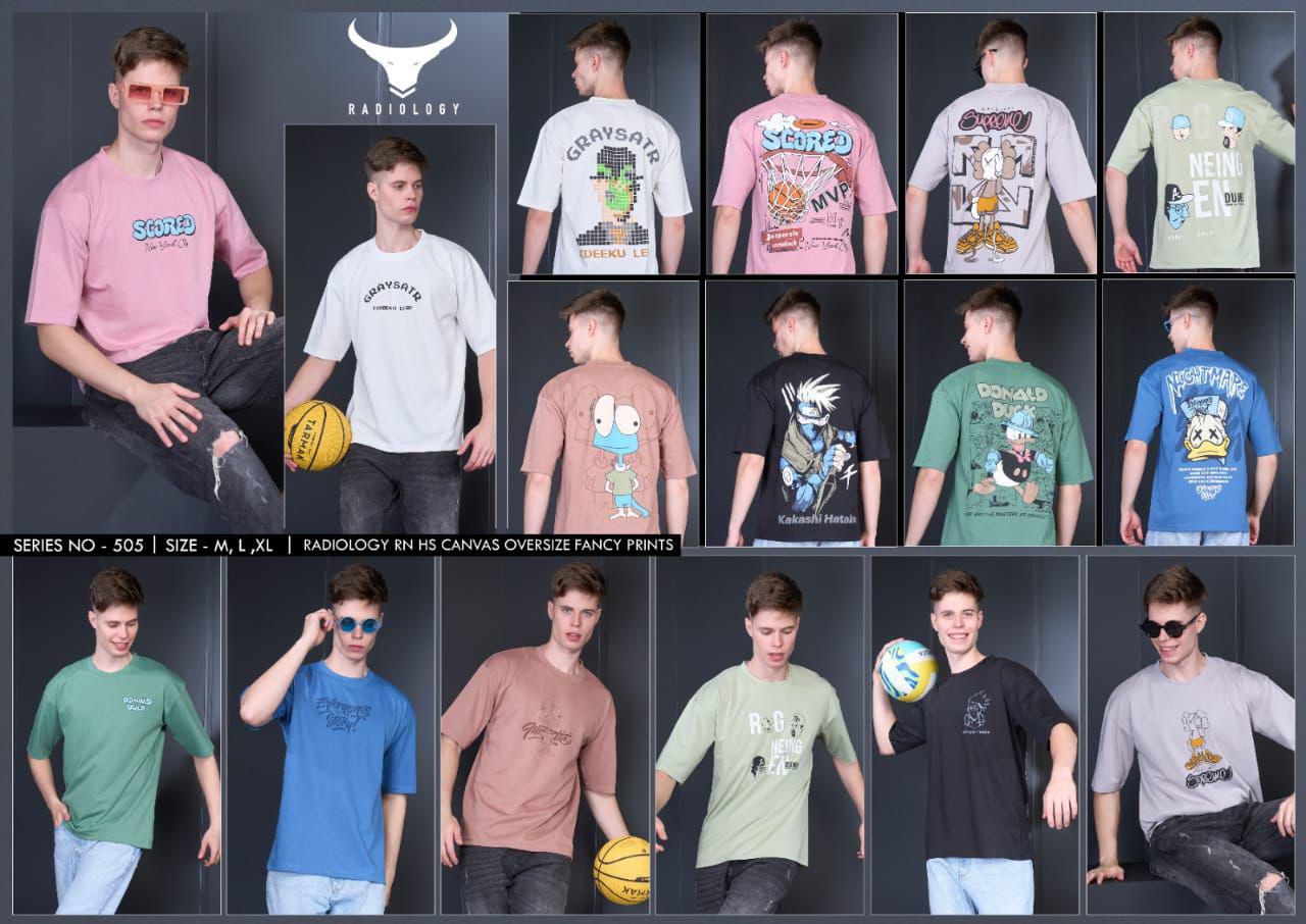 505 Radiology Canvas Interlock Mens Tshirts Wholesale Rate