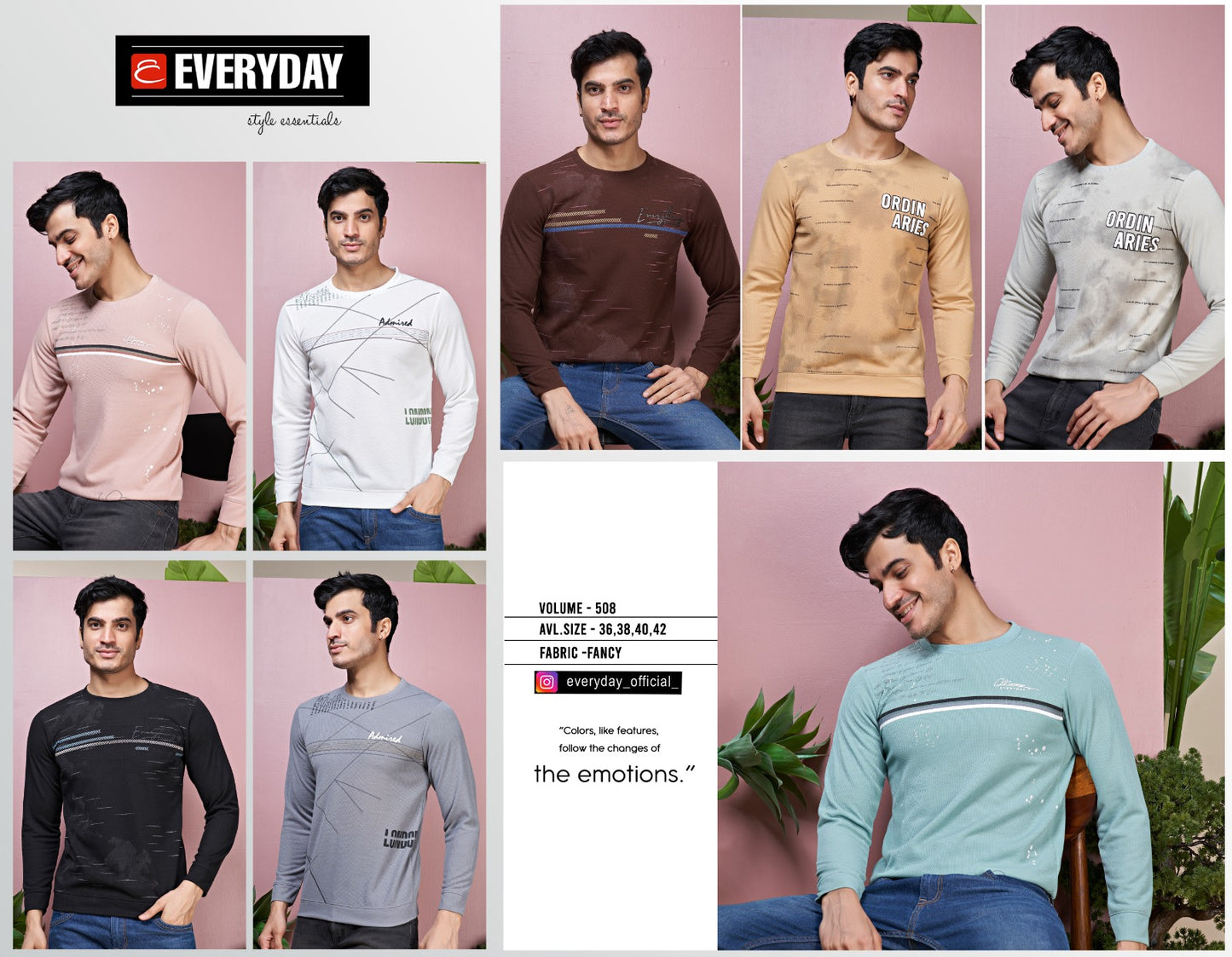 508 Everyday Knit Mens Tshirts Wholesaler Gujarat
