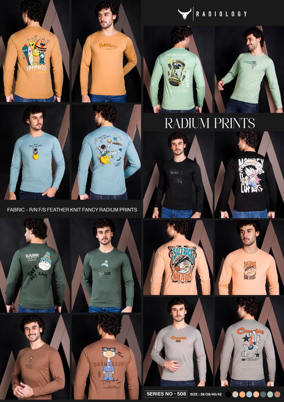 508 Radiology Feather Knit Mens Tshirts Supplier Ahmedabad