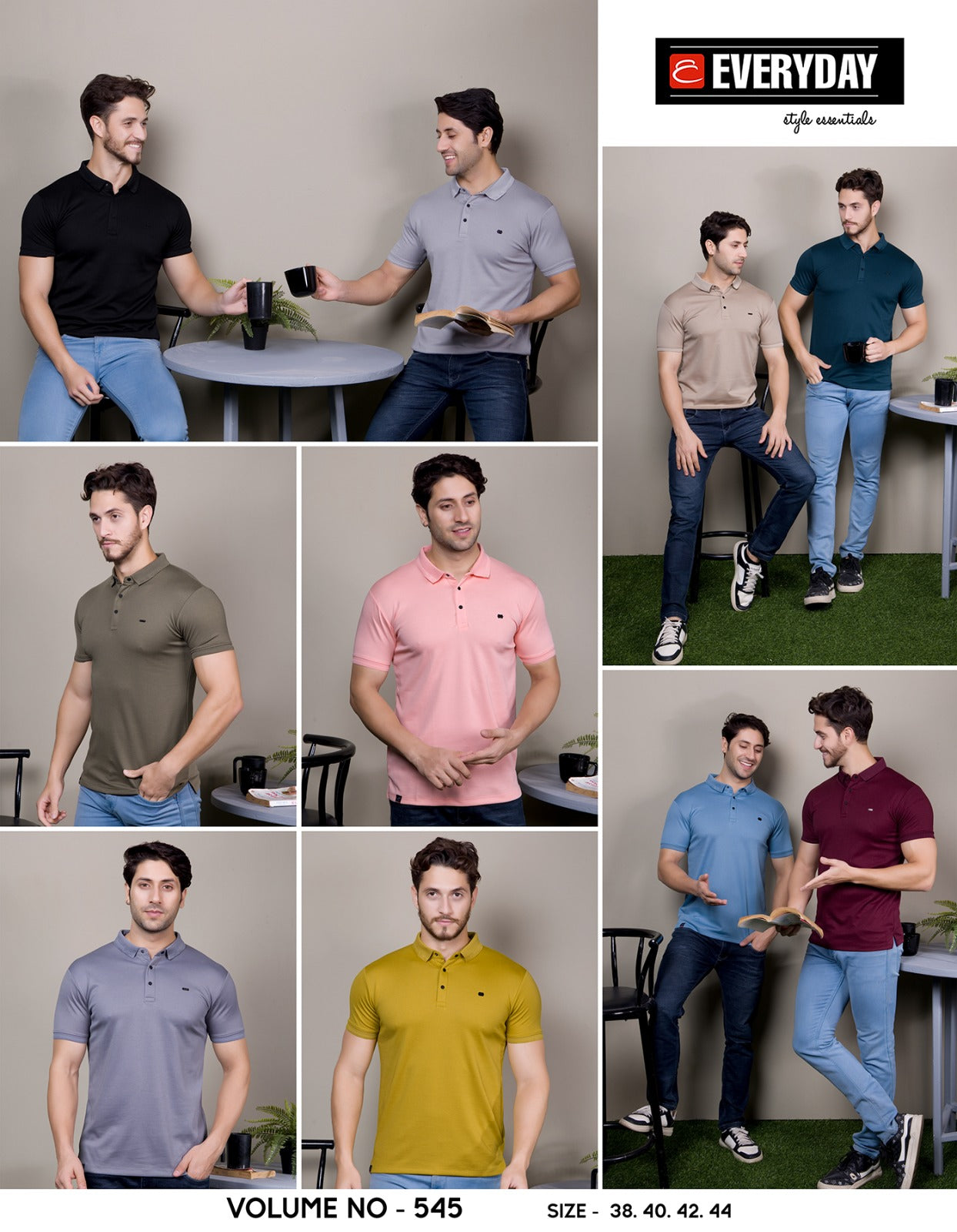 545 Everyday Canvas Interlock Mens Tshirts Manufacturer India