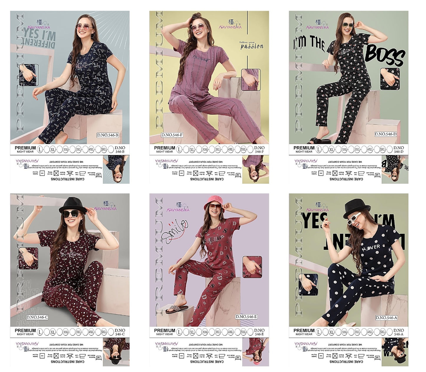 546 Kavyansika Pyjama Night Suits