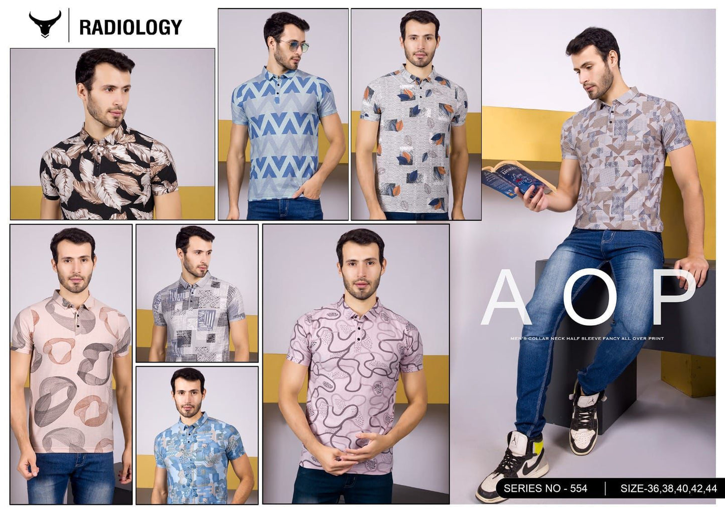 554 Radiology Aop Mens Tshirts Supplier