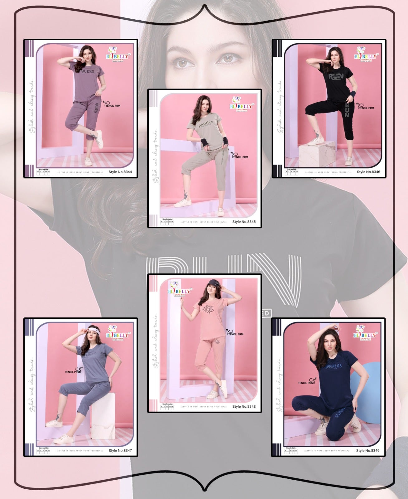 573 Belly Tencil Capri Night Suits Wholesaler